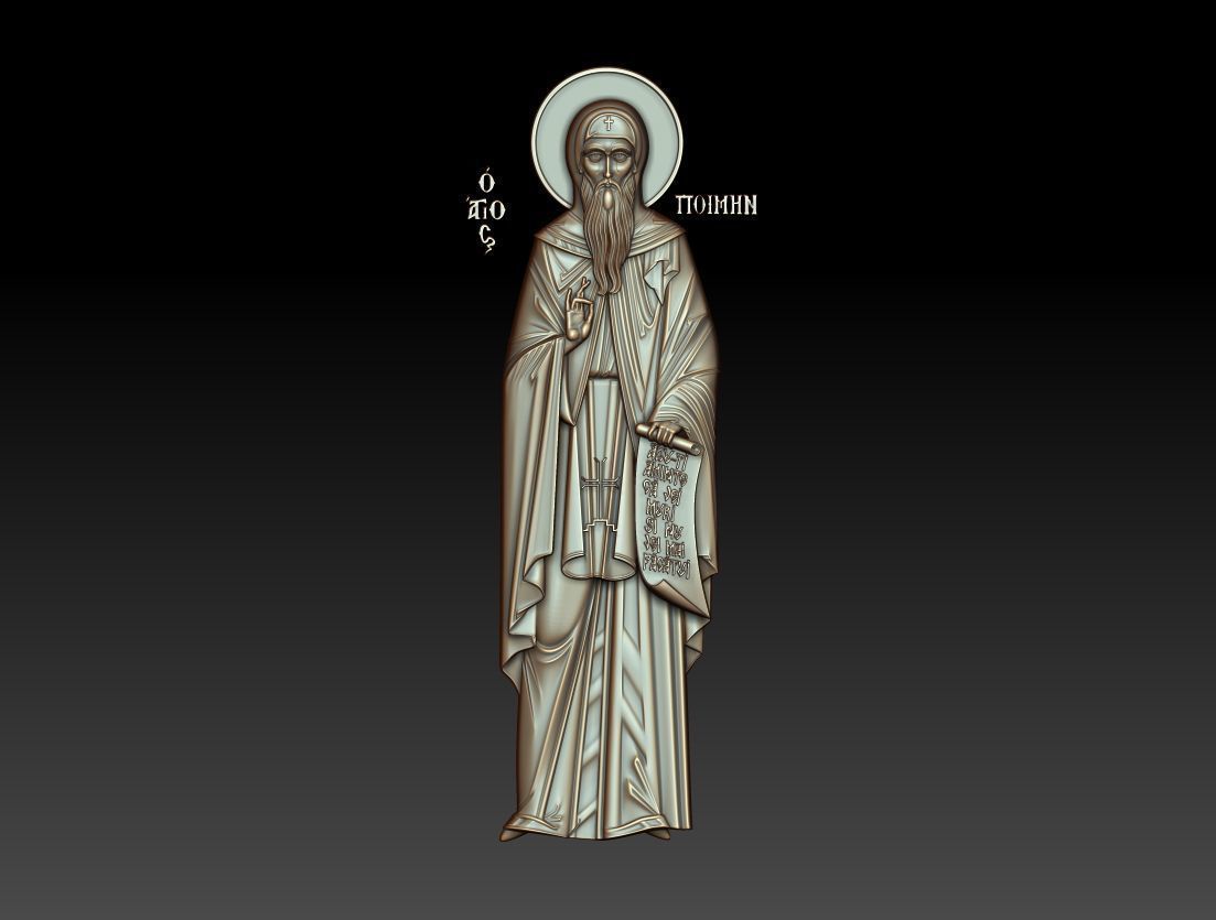 Saint Pimen the Great 3D model_13