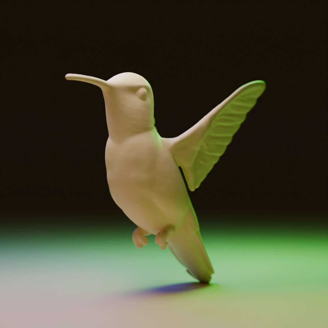 hummingbird 3D model_3