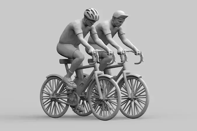 cyclist  3D print model