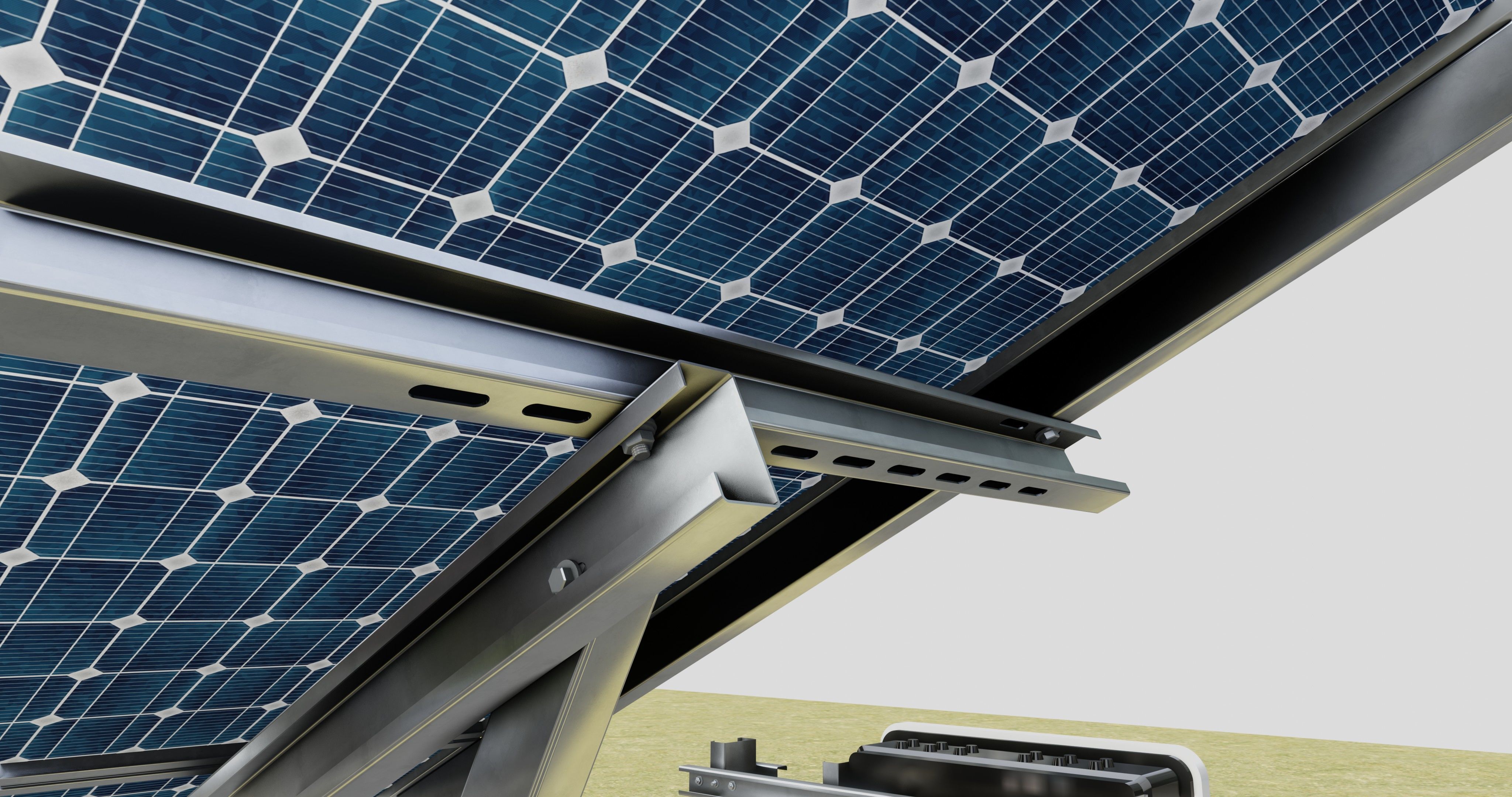 Single Column Solar Construction Type-3 3D model_30