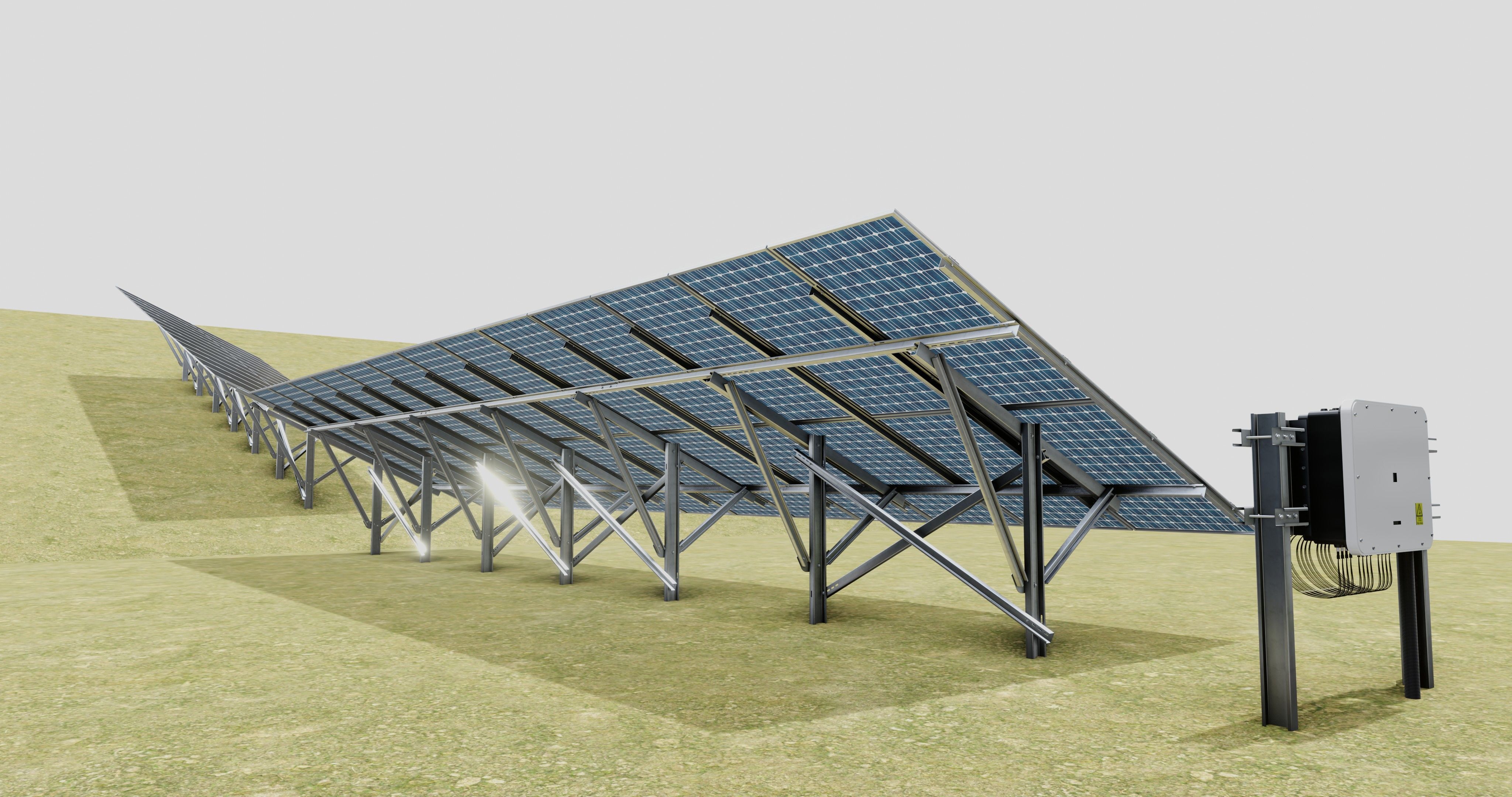 Single Column Solar Construction Type-3 3D model_40