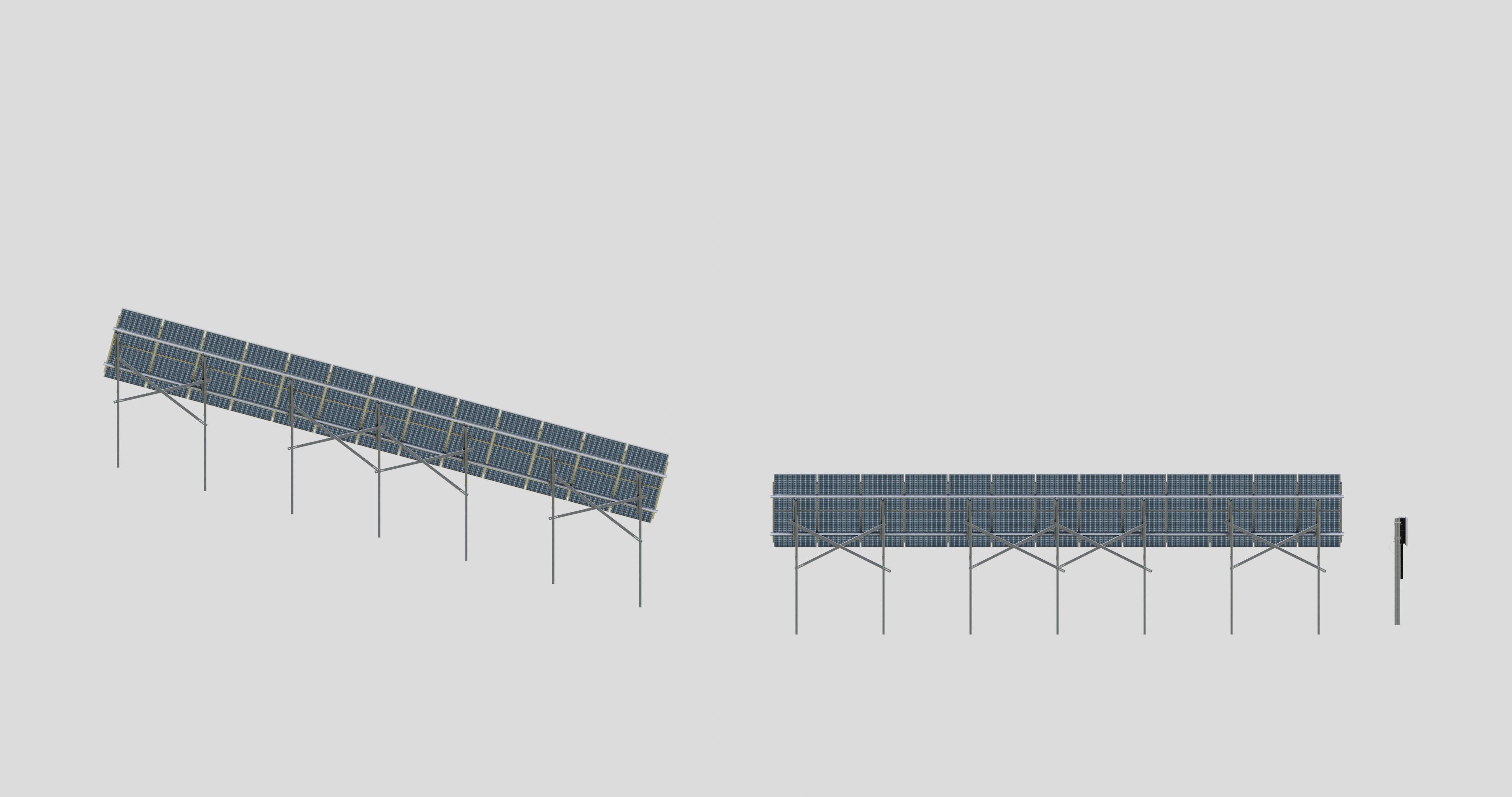 Single Column Solar Construction Type-3 3D model_10