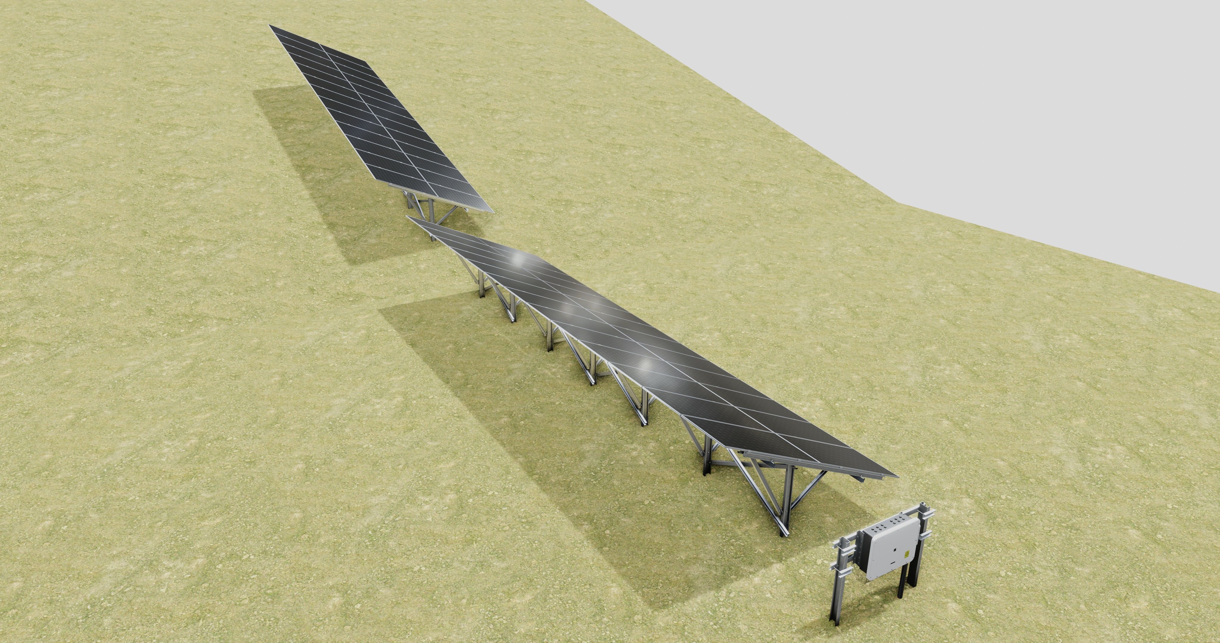 Single Column Solar Construction Type-3 3D model_42