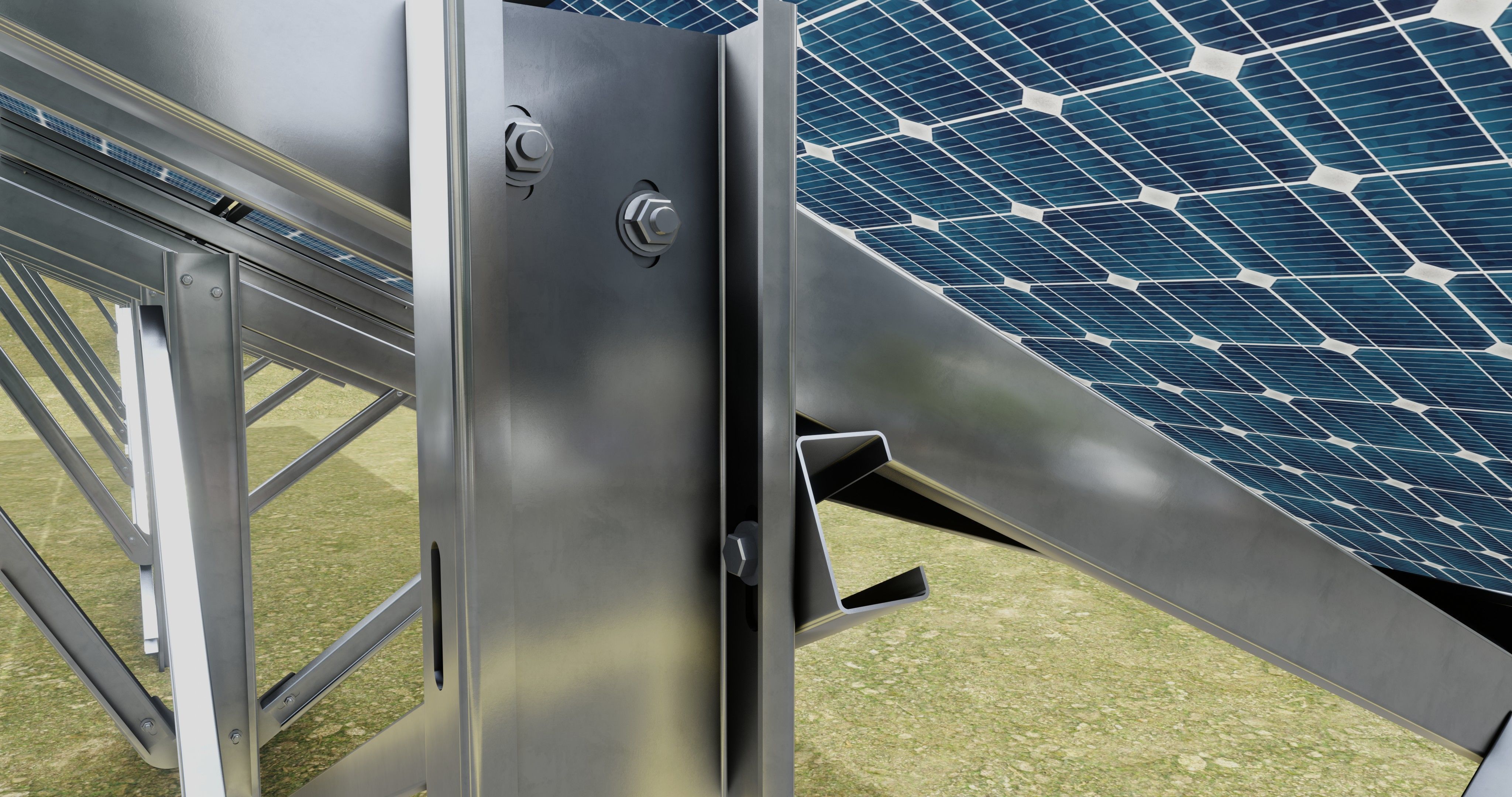 Single Column Solar Construction Type-3 3D model_31