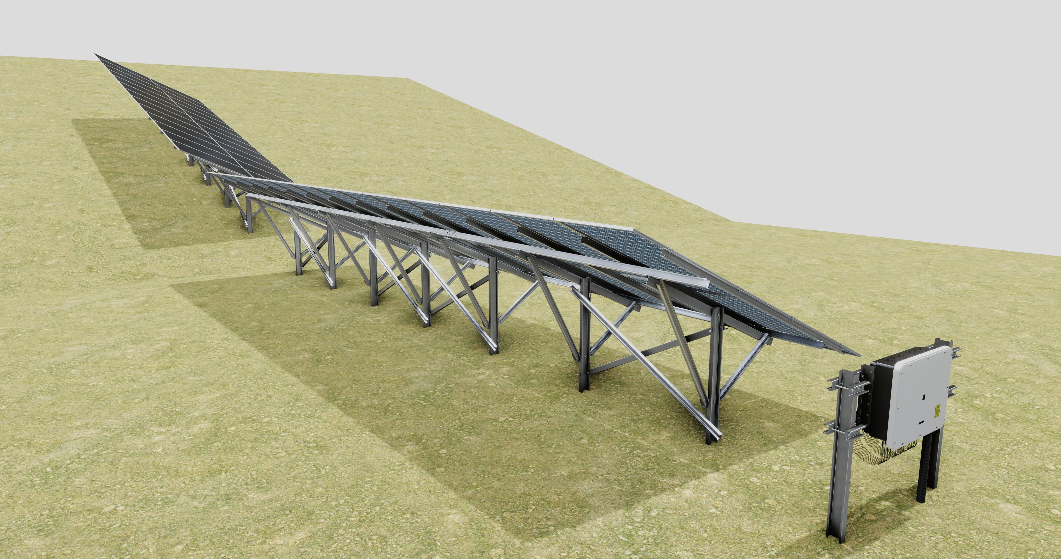 Single Column Solar Construction Type-3 3D model_41