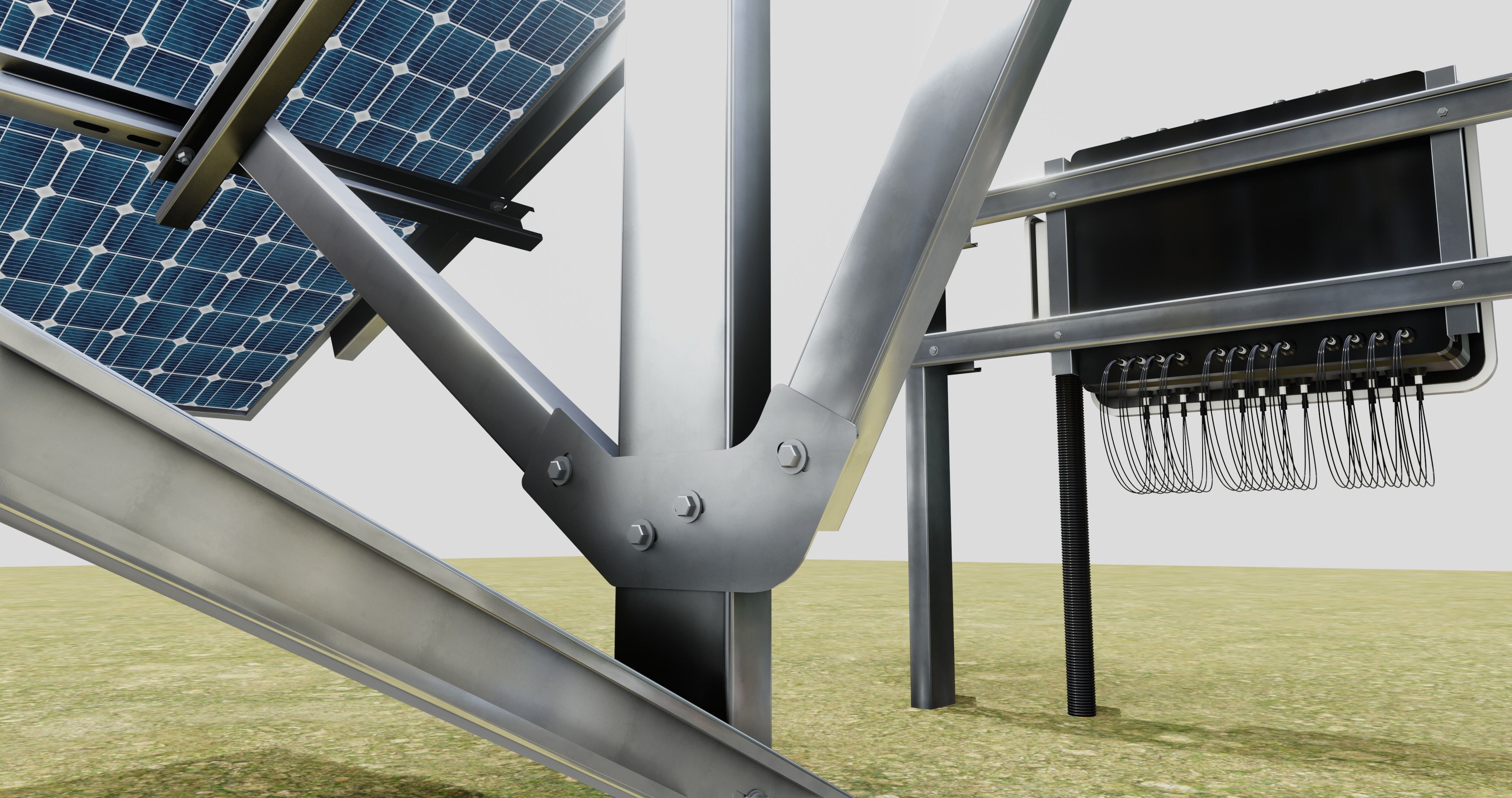 Single Column Solar Construction Type-3 3D model_28
