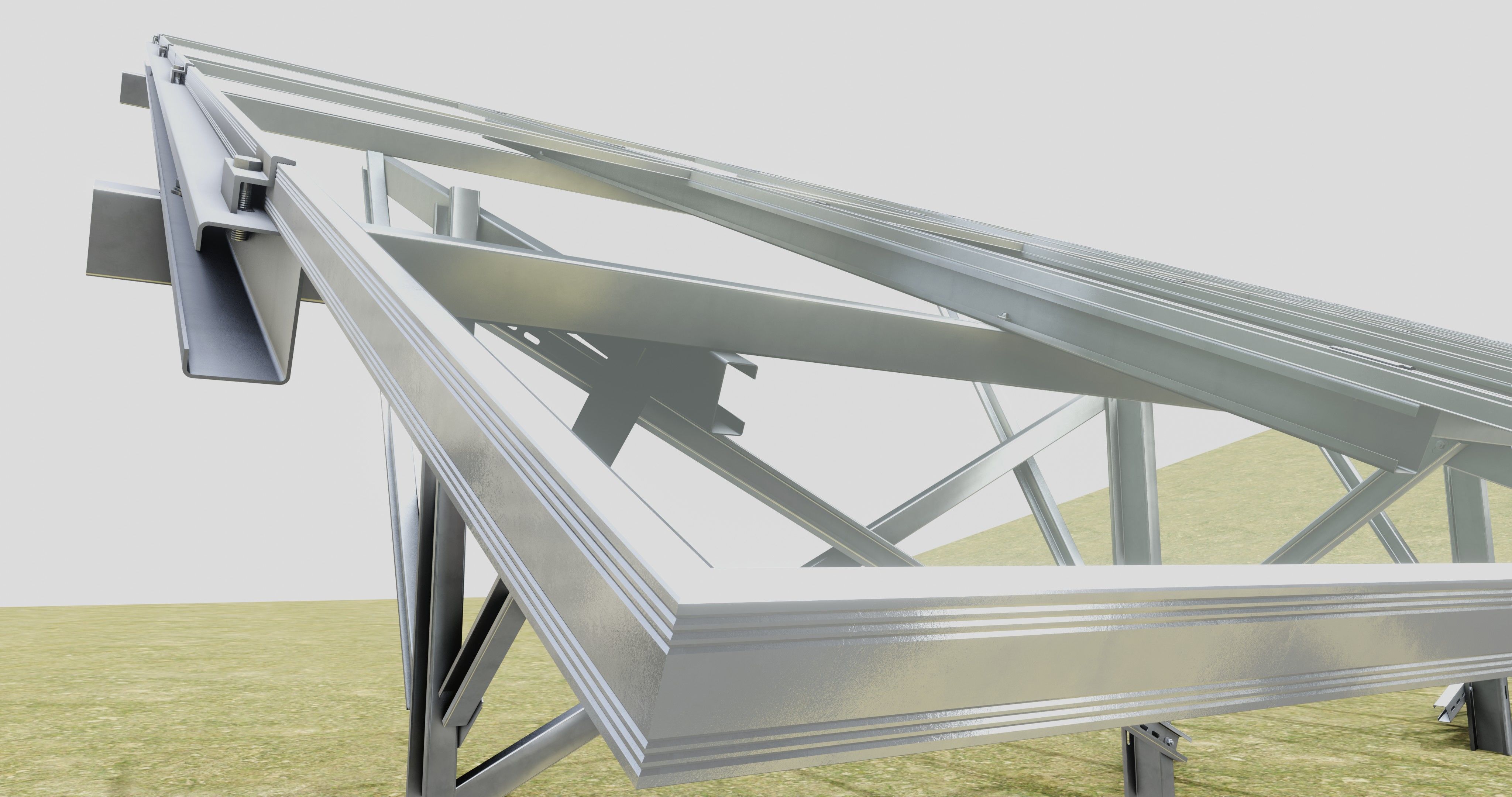 Single Column Solar Construction Type-3 3D model_24