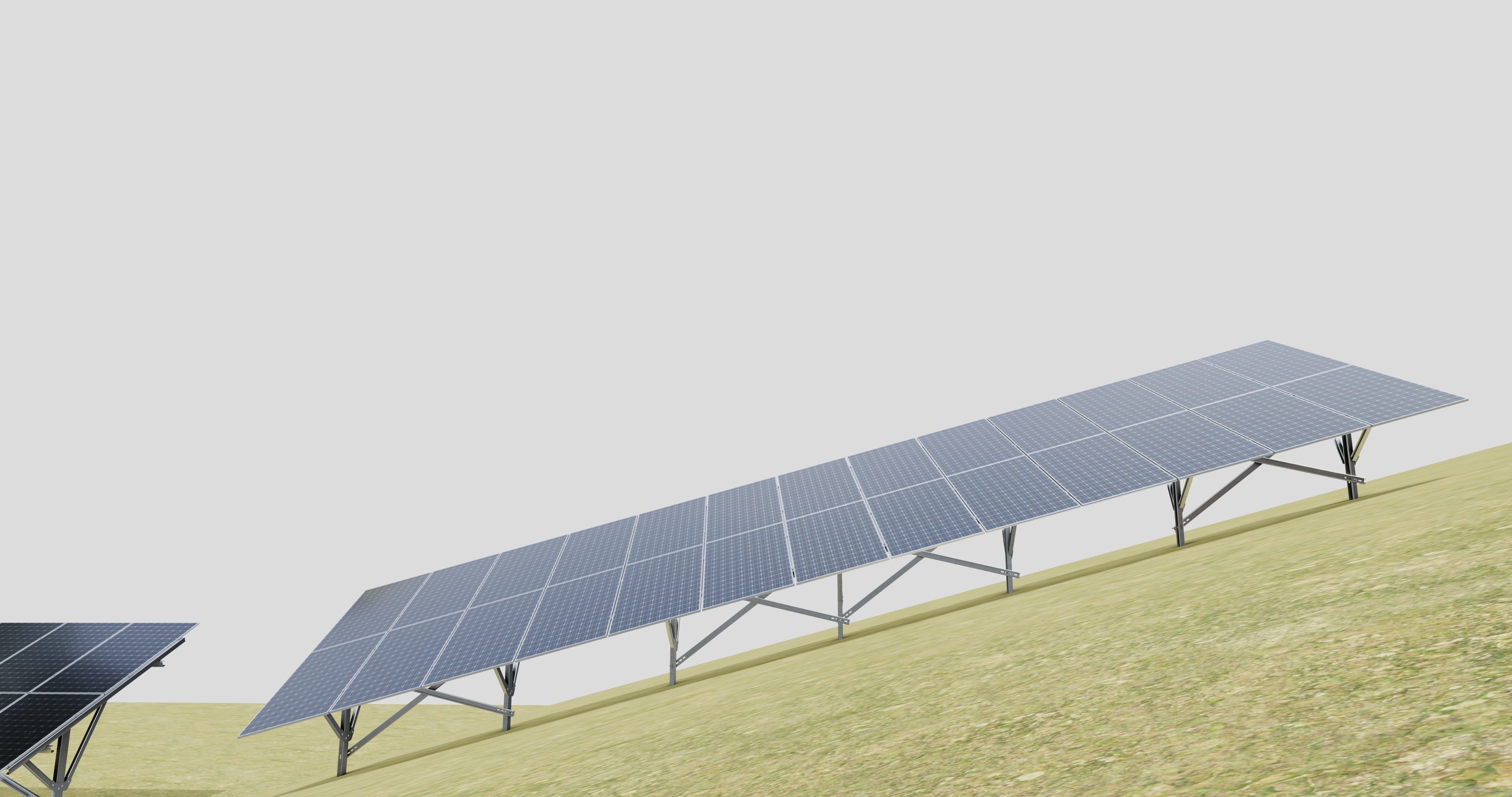 Single Column Solar Construction Type-3 3D model_13