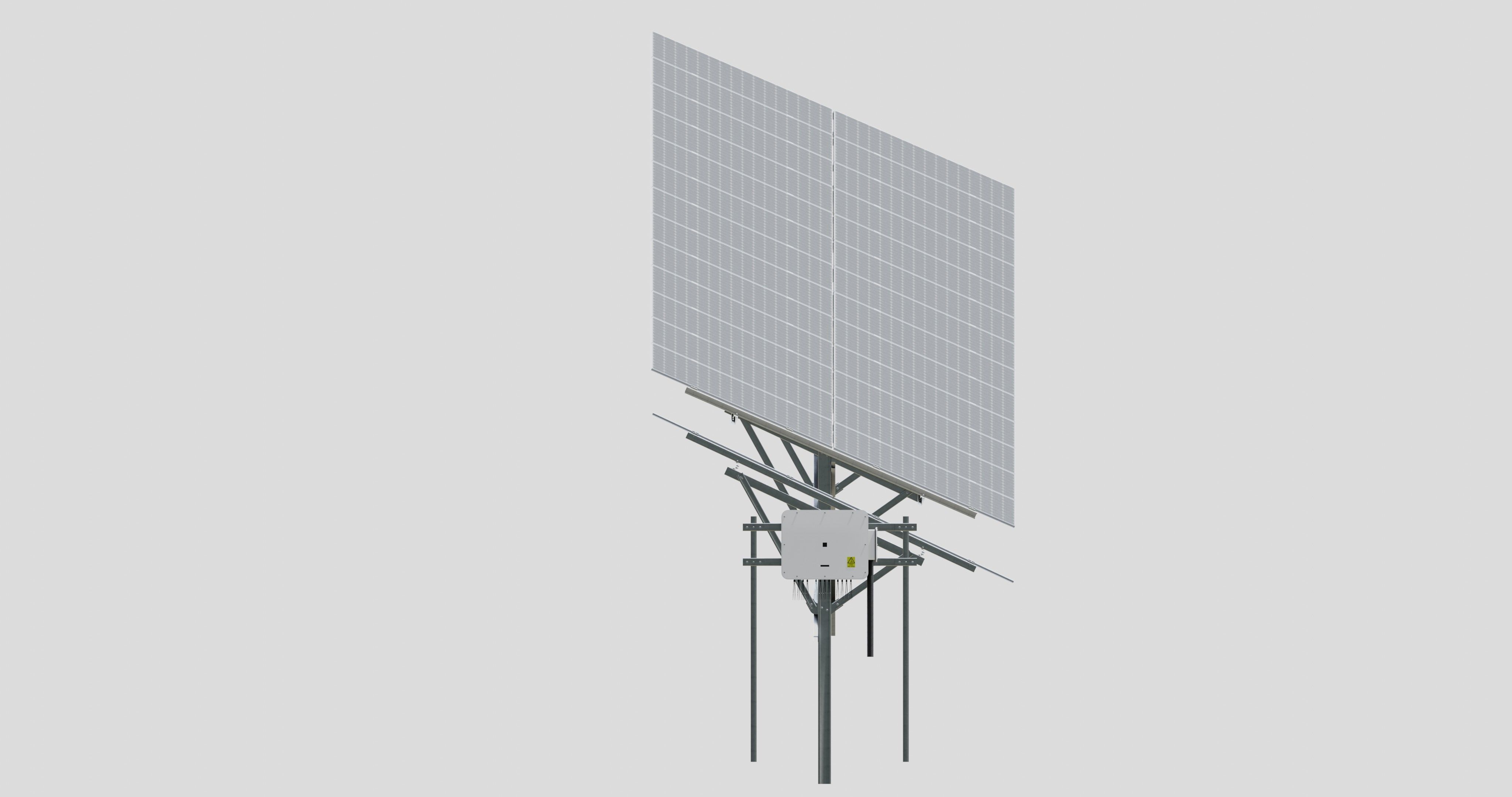 Single Column Solar Construction Type-3 3D model_11