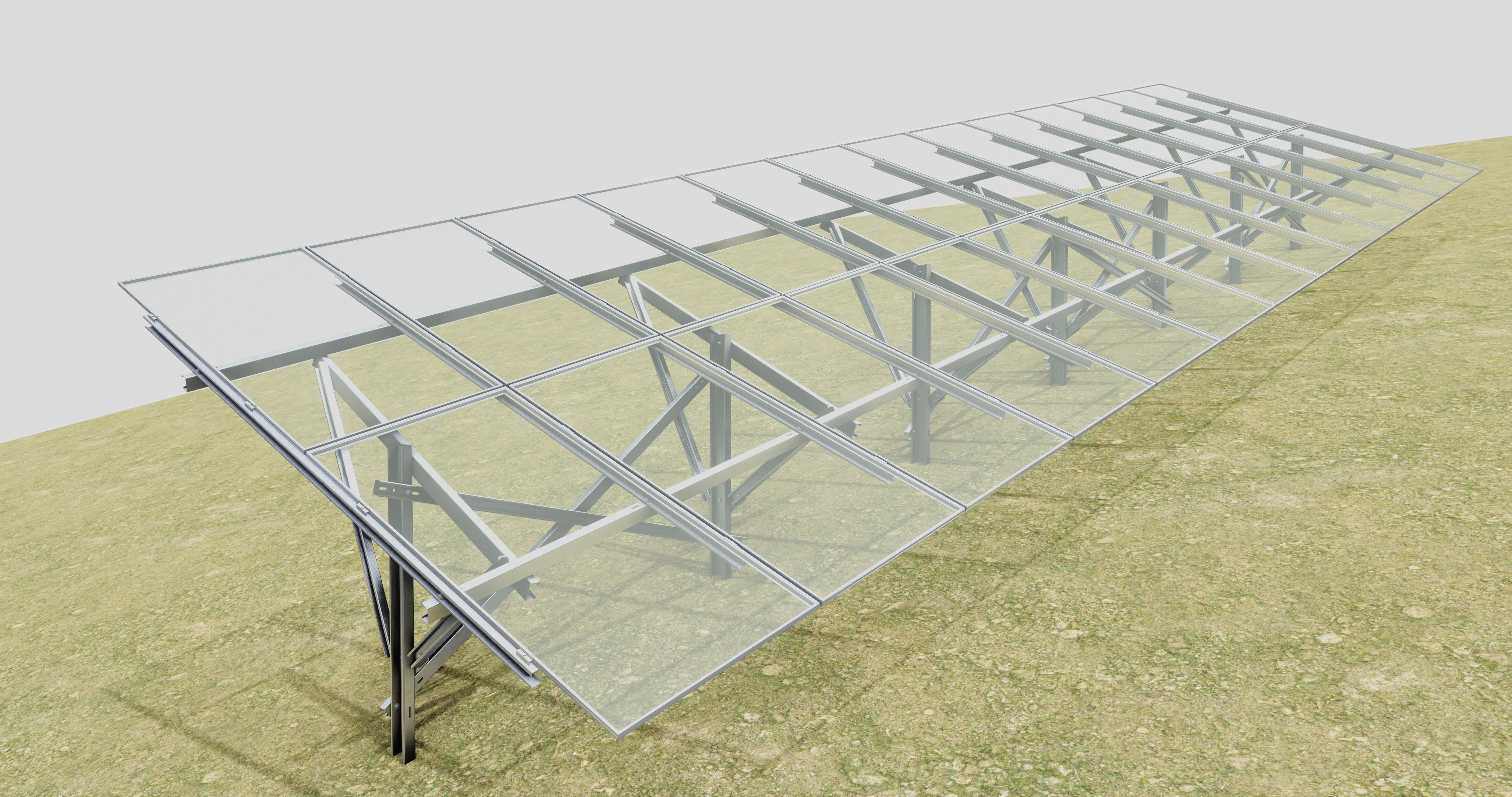 Single Column Solar Construction Type-3 3D model_23