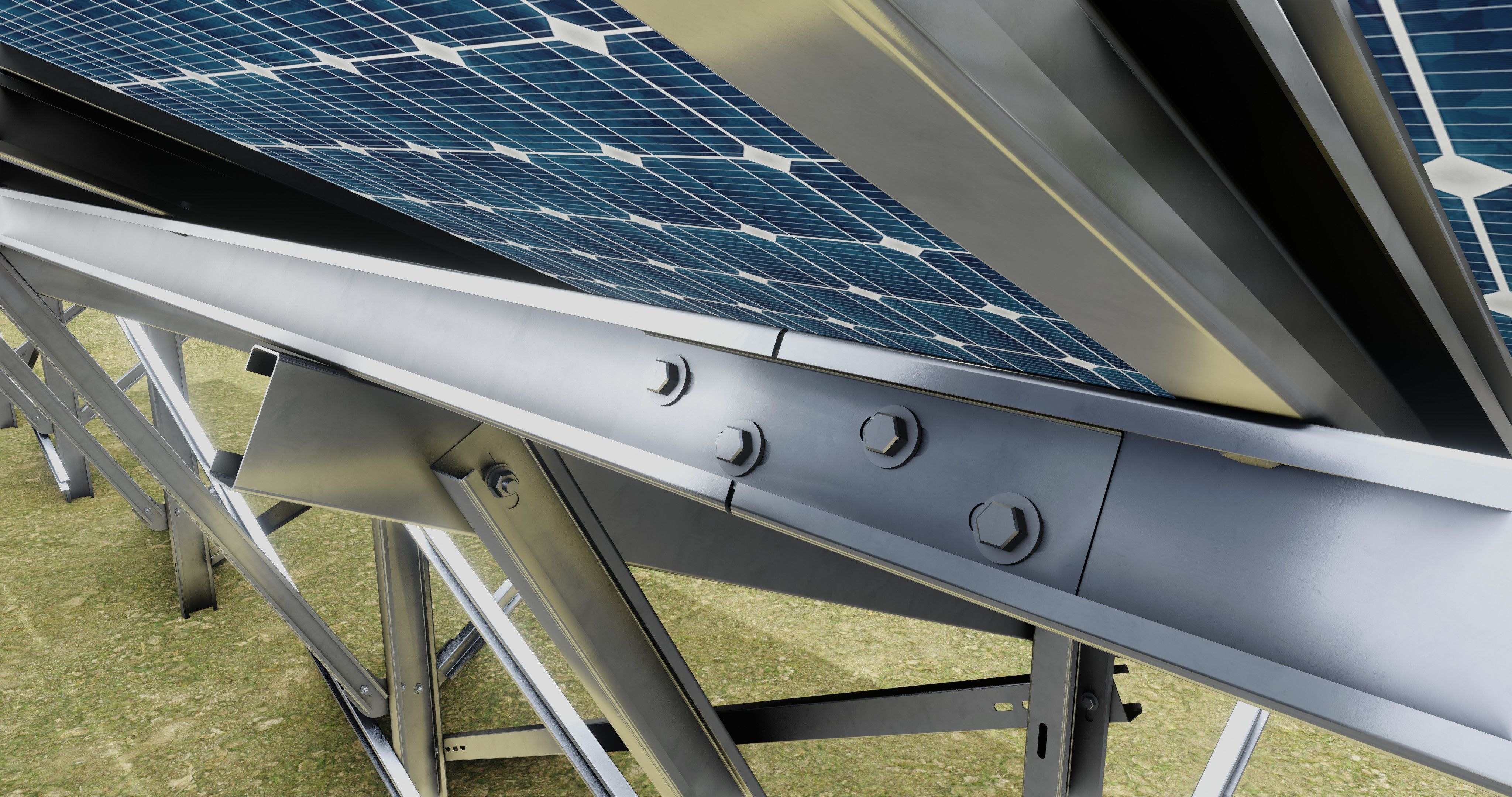 Single Column Solar Construction Type-3 3D model_34