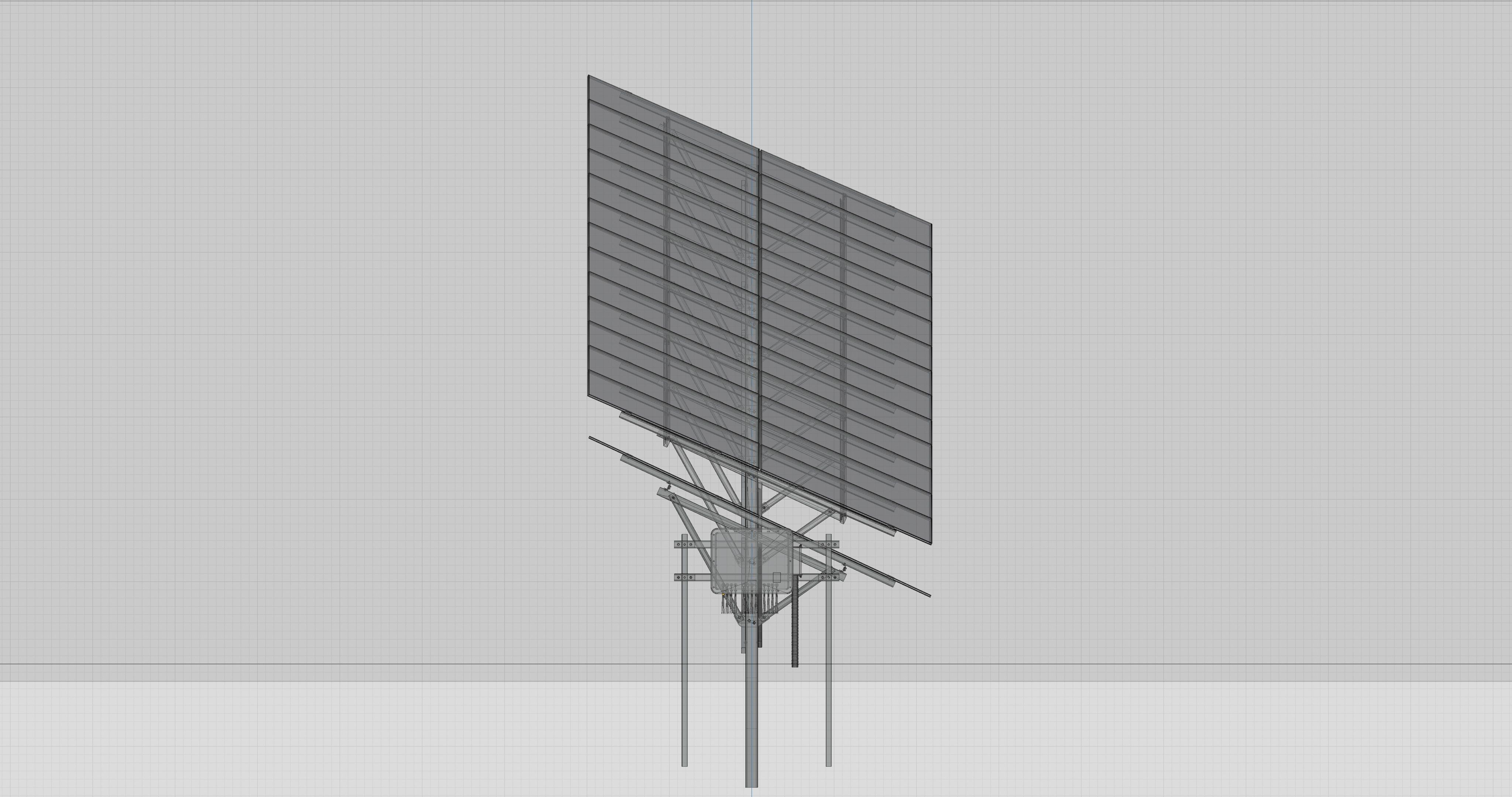 Single Column Solar Construction Type-3 3D model_49