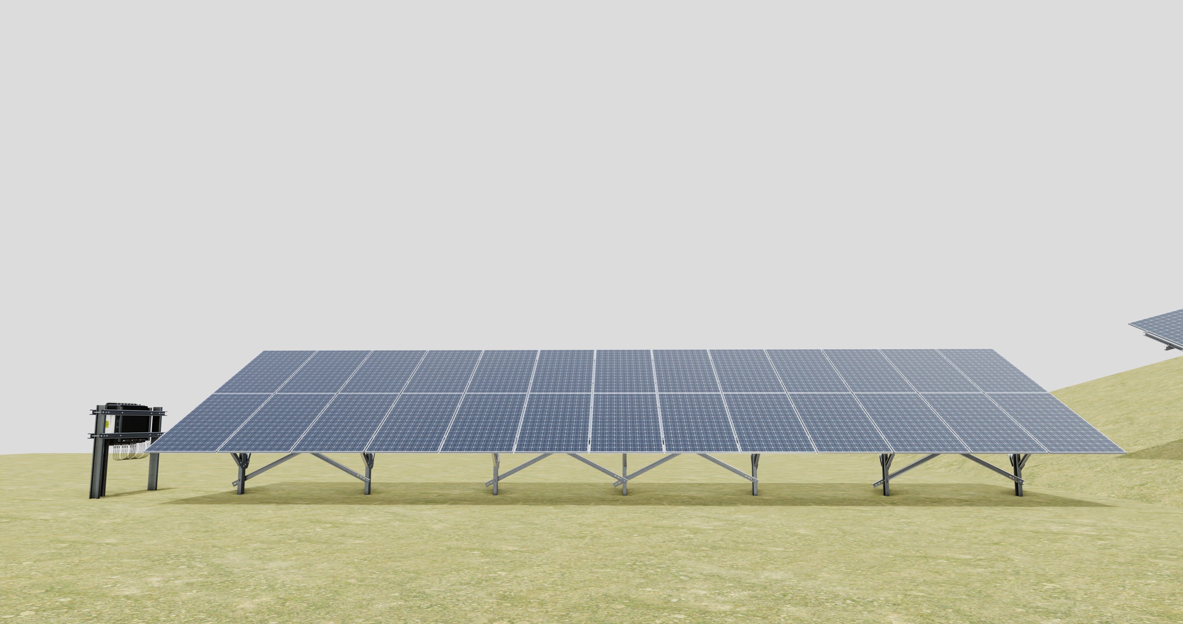 Single Column Solar Construction Type-3 3D model_15