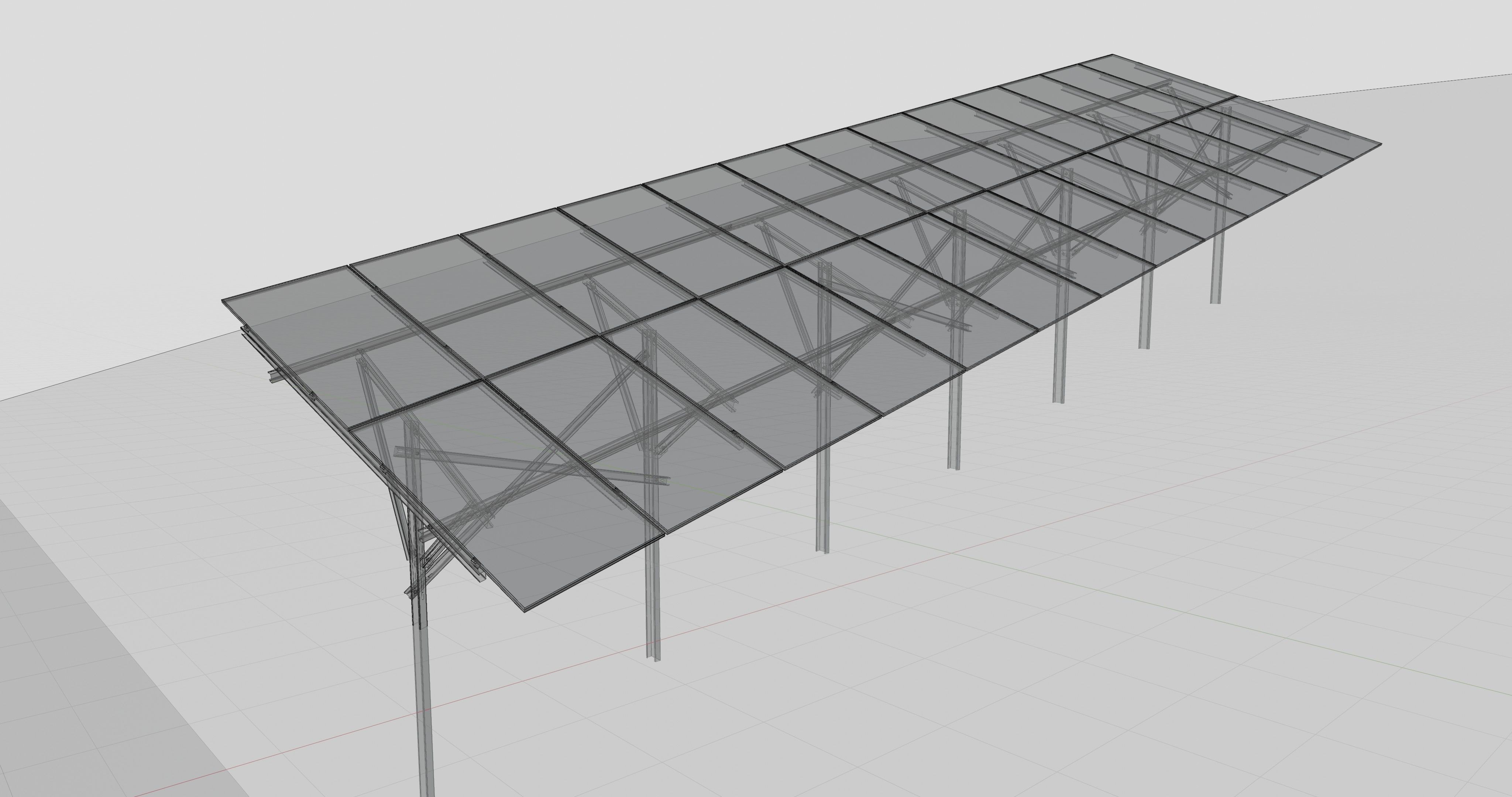 Single Column Solar Construction Type-3 3D model_44
