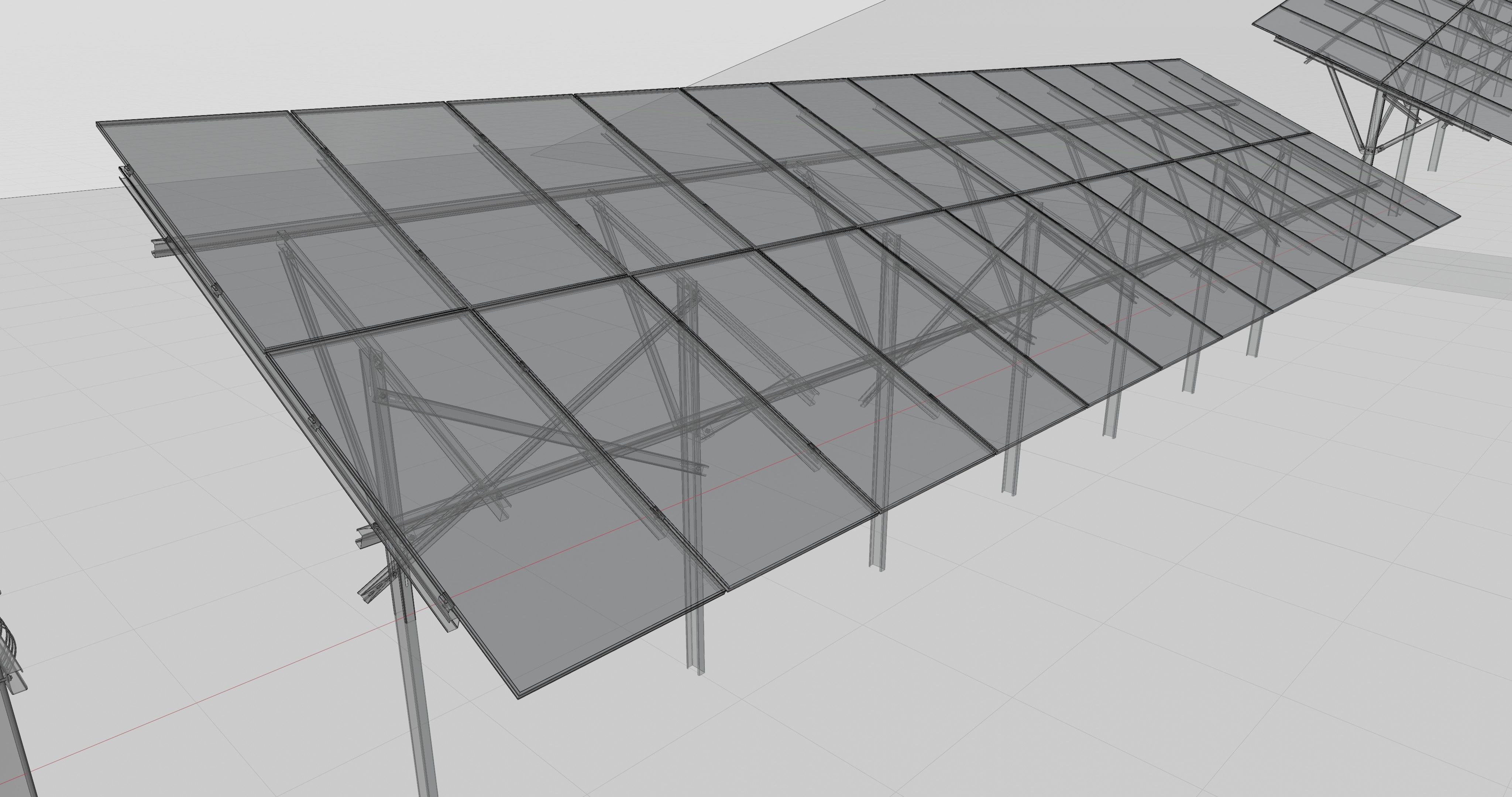 Single Column Solar Construction Type-3 3D model_45