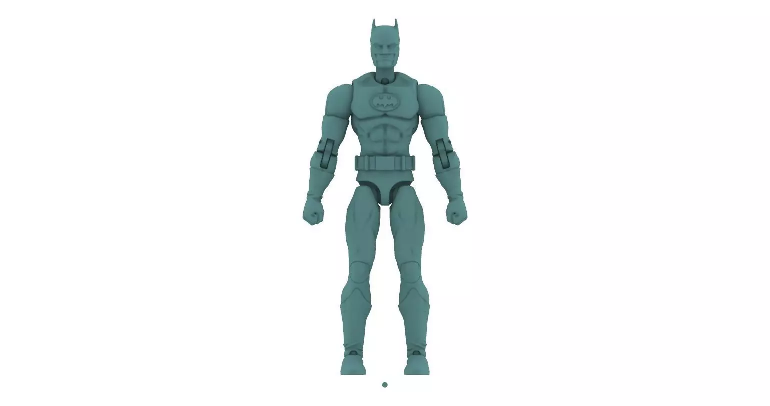 Batman Super Powers - ARTICULATED POSEABLE ACTION FIGURE 120mm 3D print model