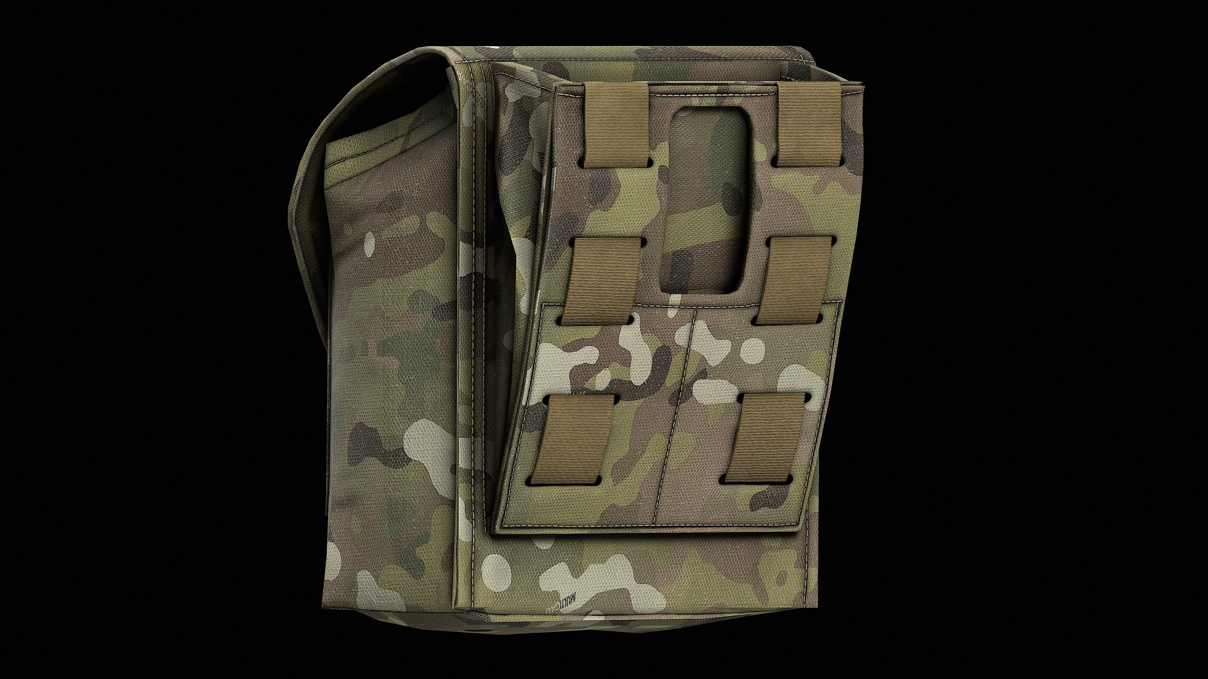 Spiritus Systems JSTA Pouch Low-poly 3D model_22