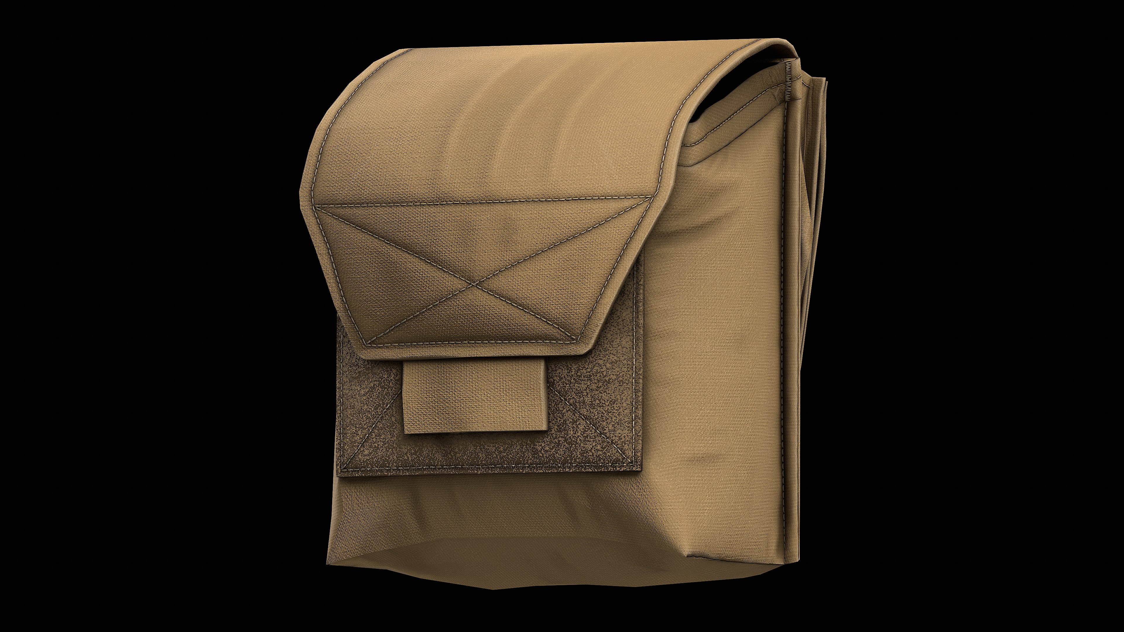 Spiritus Systems JSTA Pouch Low-poly 3D model_31