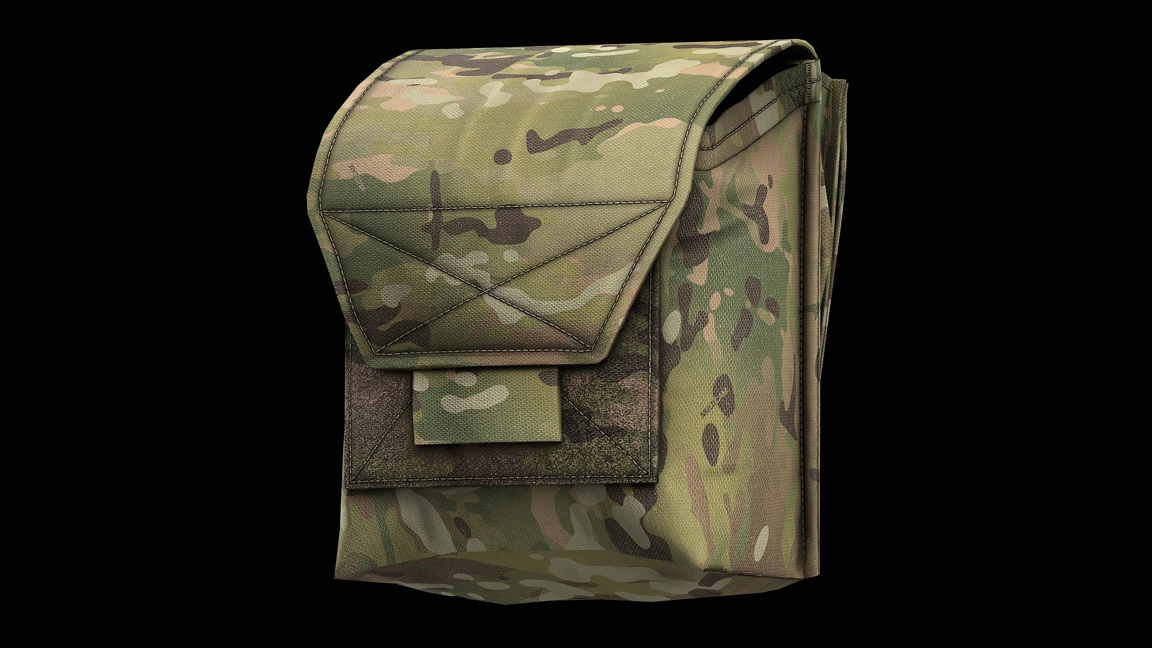 Spiritus Systems JSTA Pouch Low-poly 3D model_29