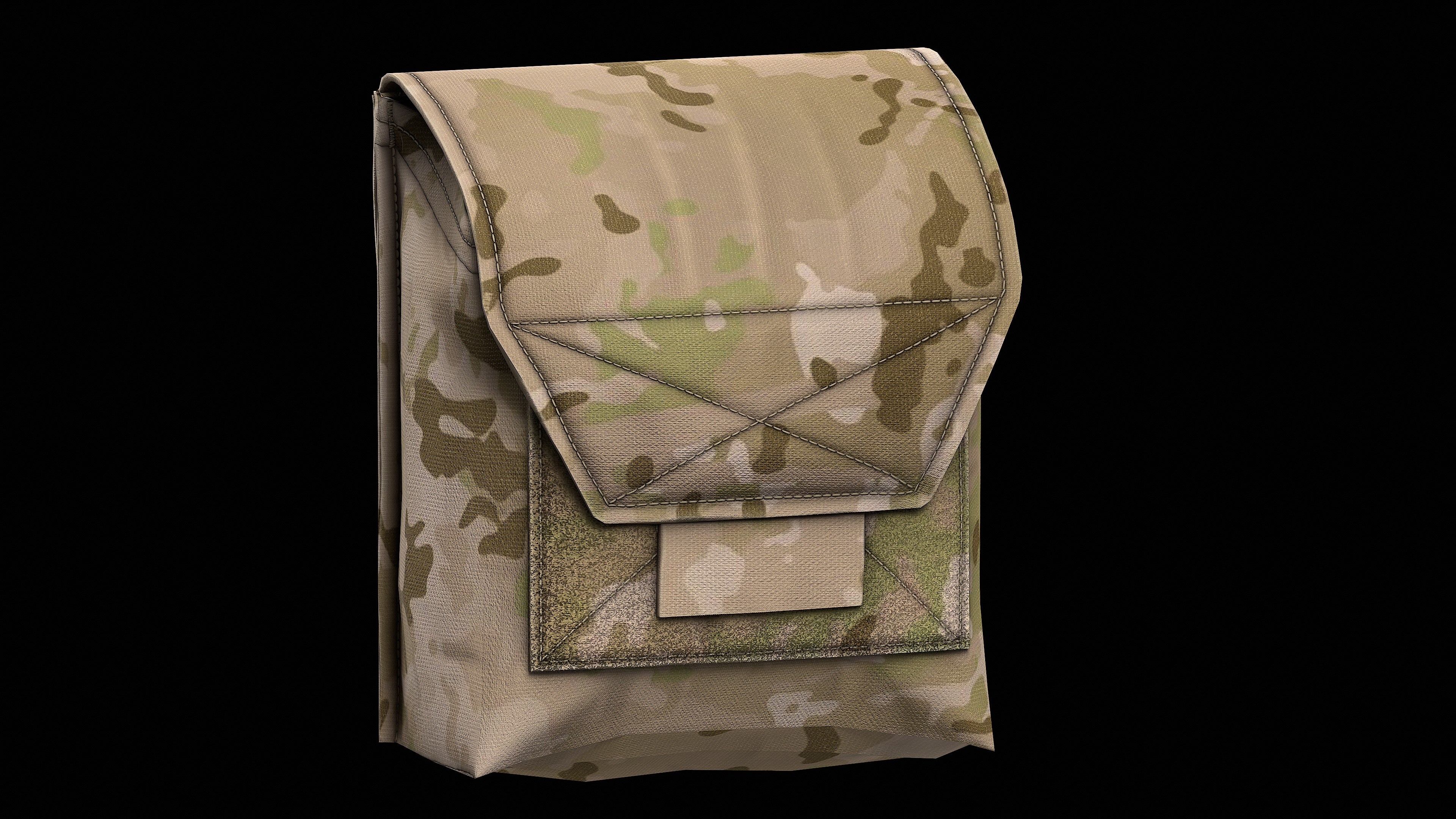 Spiritus Systems JSTA Pouch Low-poly 3D model_2