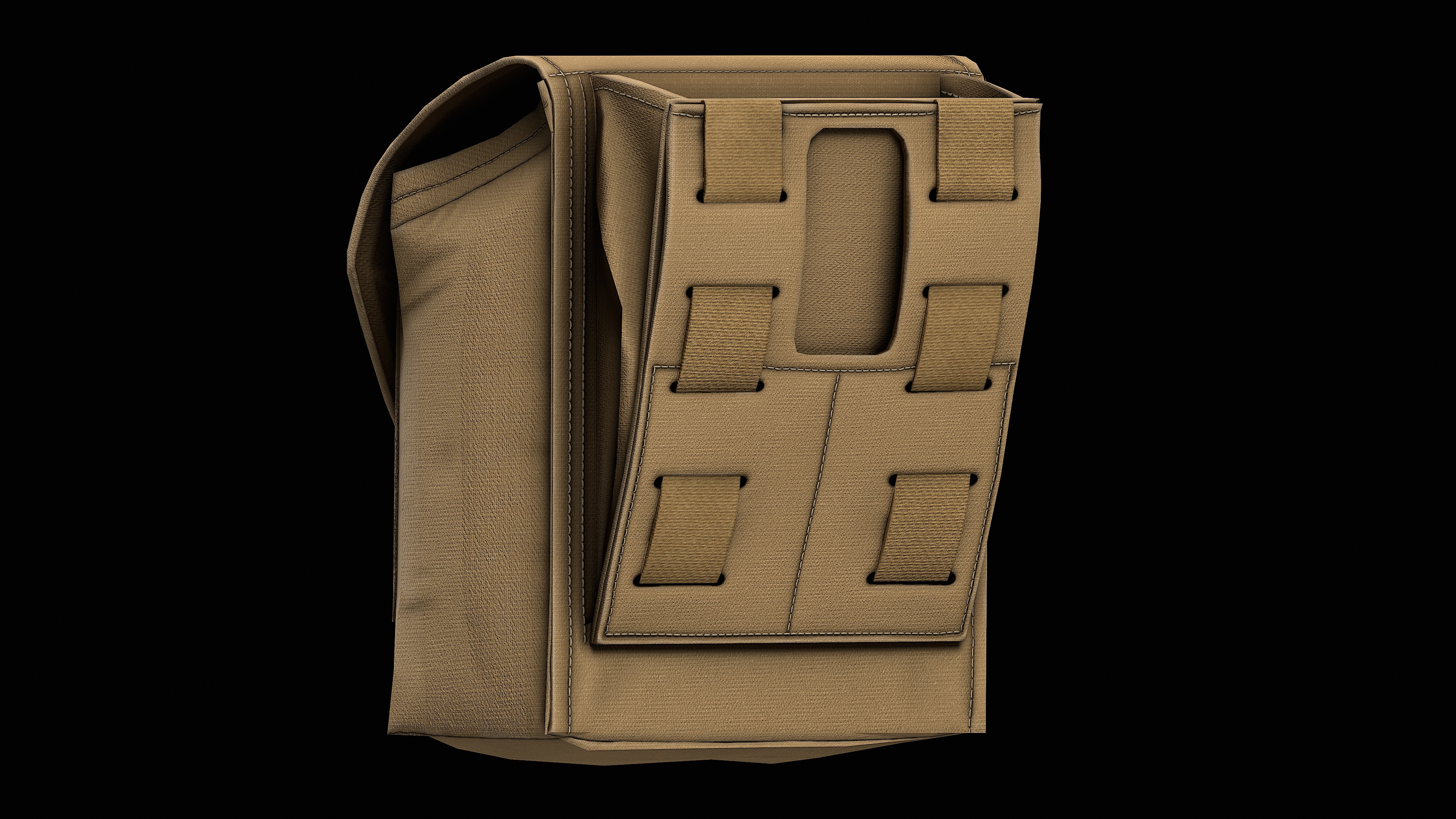 Spiritus Systems JSTA Pouch Low-poly 3D model_21