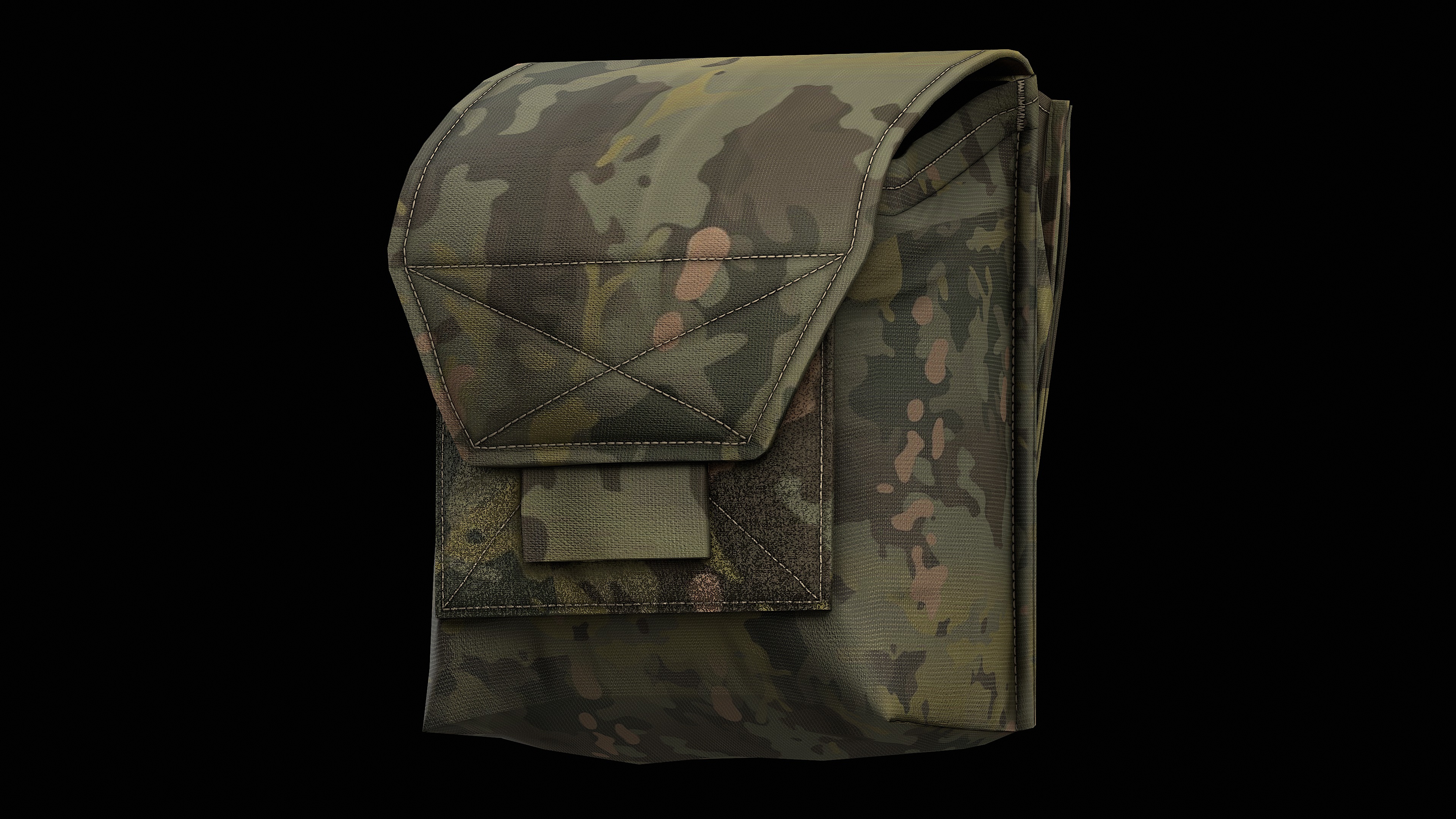 Spiritus Systems JSTA Pouch Low-poly 3D model_26