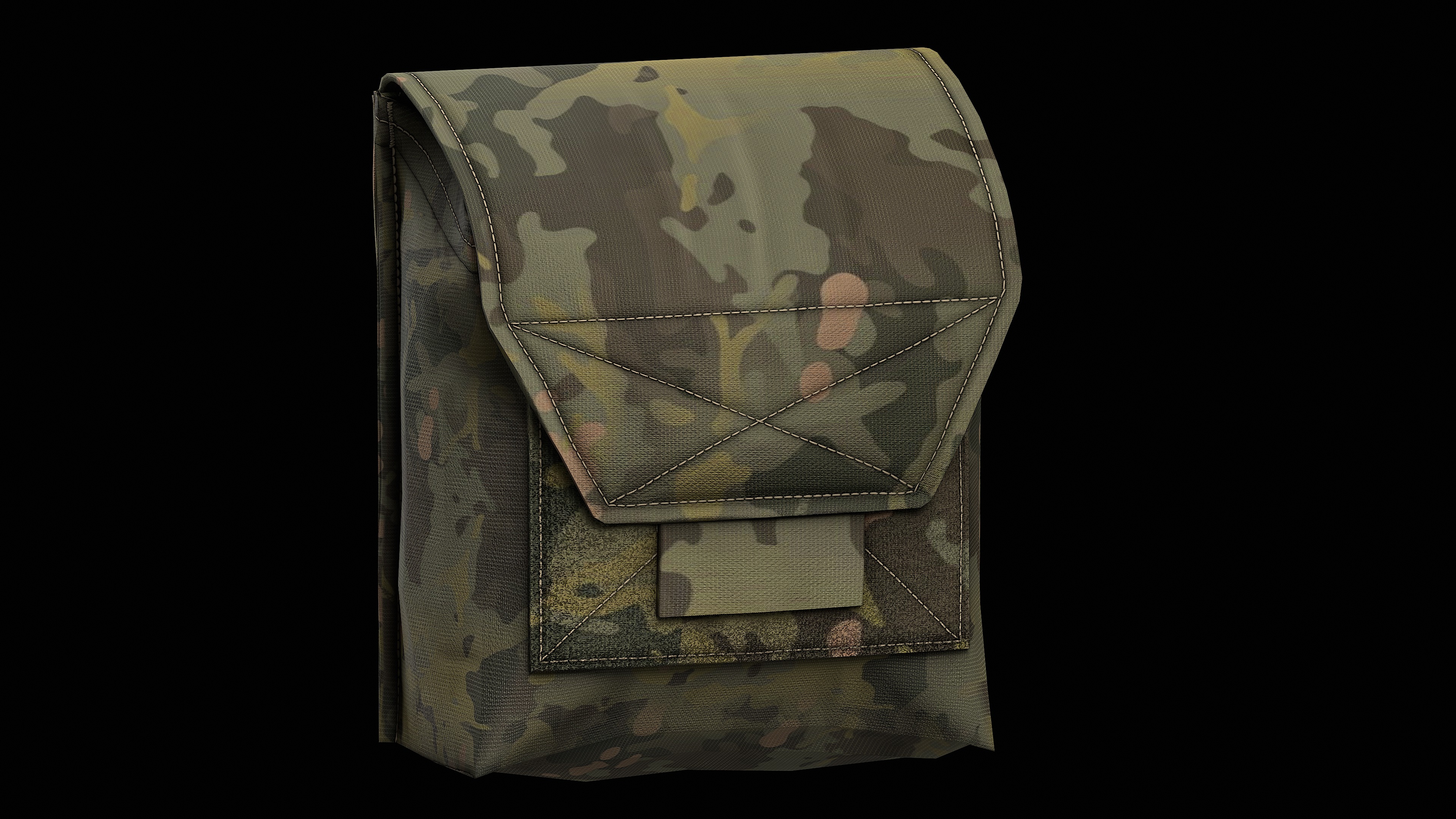 Spiritus Systems JSTA Pouch Low-poly 3D model_9