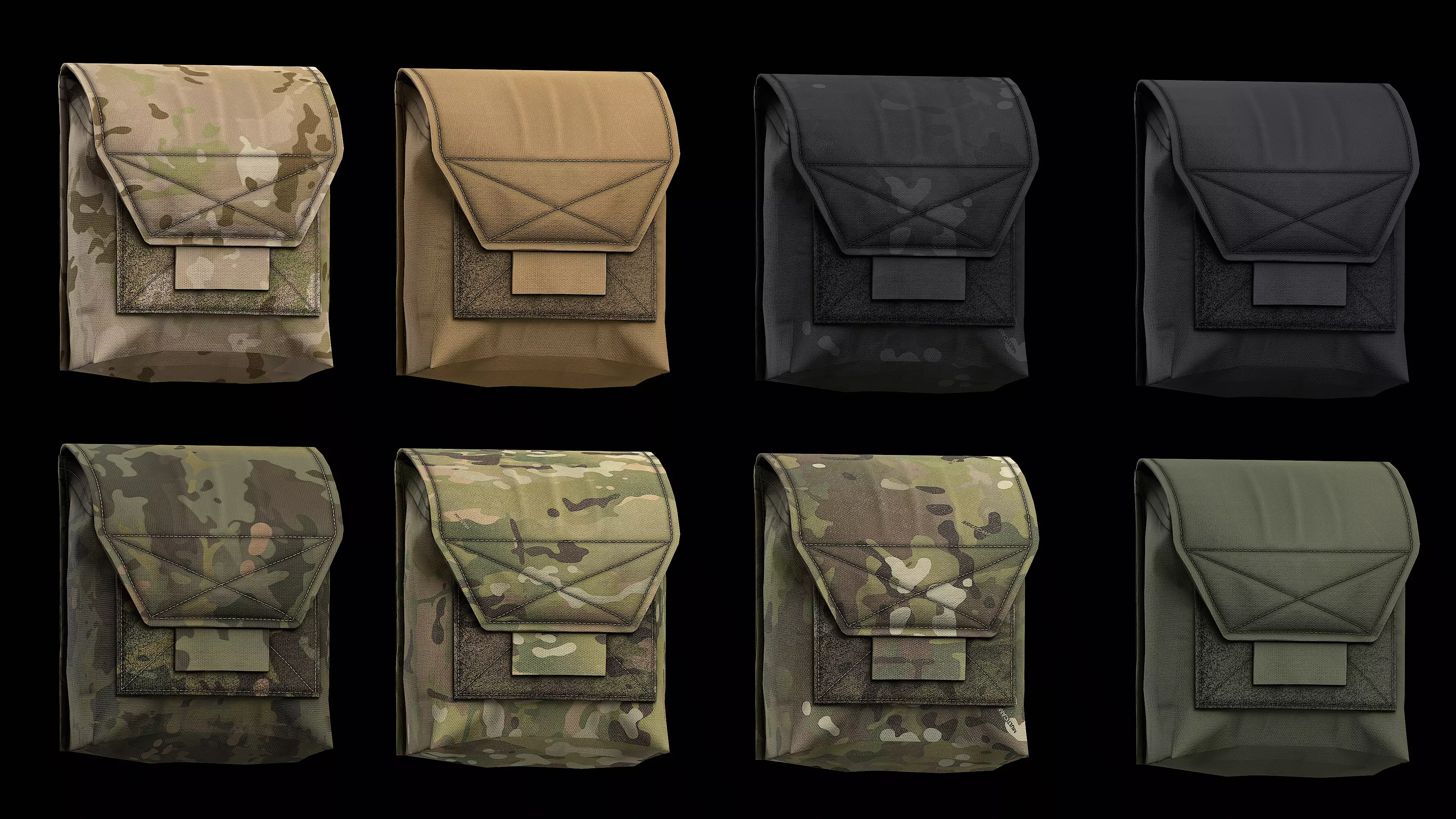 Spiritus Systems JSTA Pouch Low-poly 3D model_0