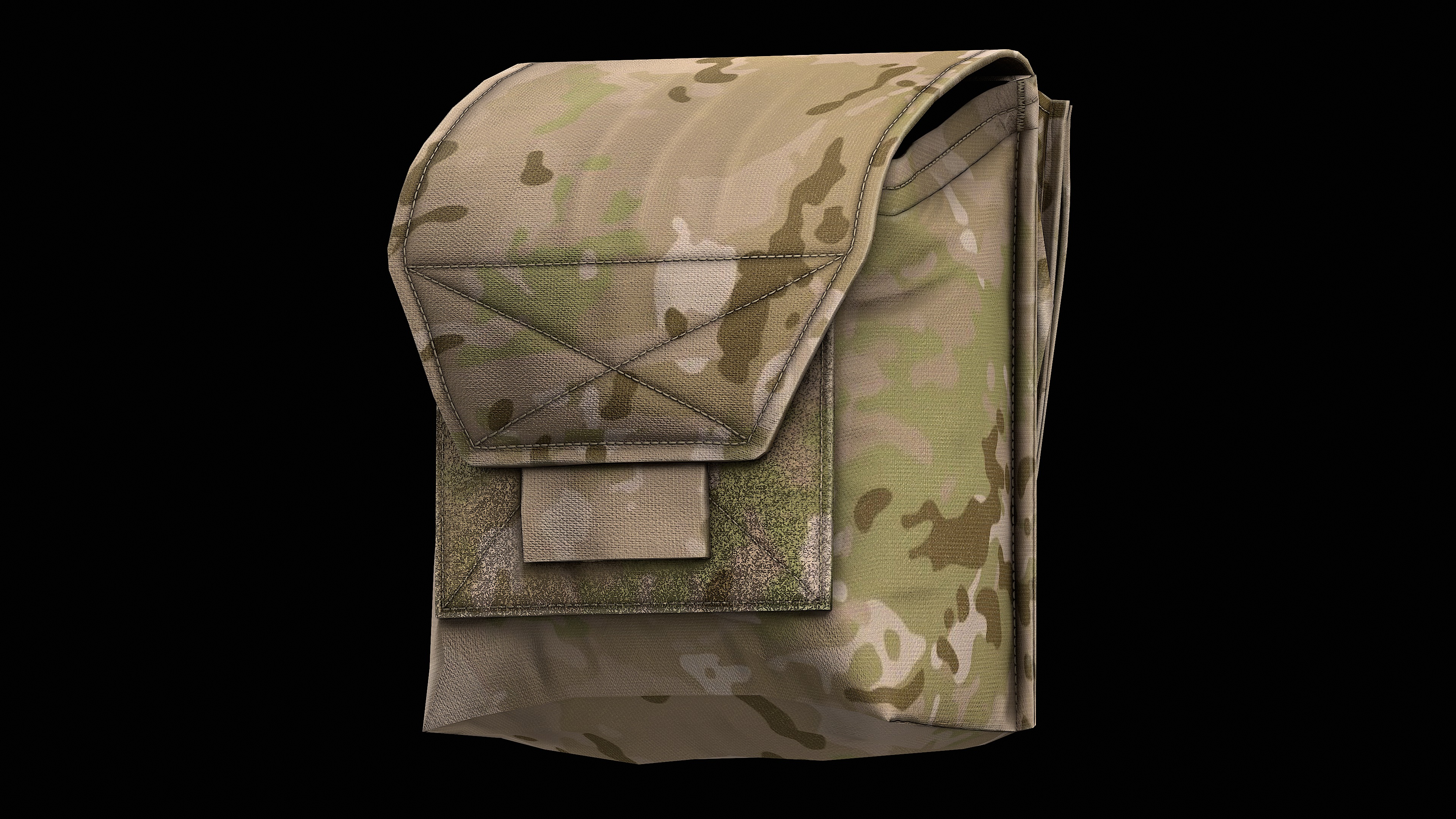 Spiritus Systems JSTA Pouch Low-poly 3D model_33