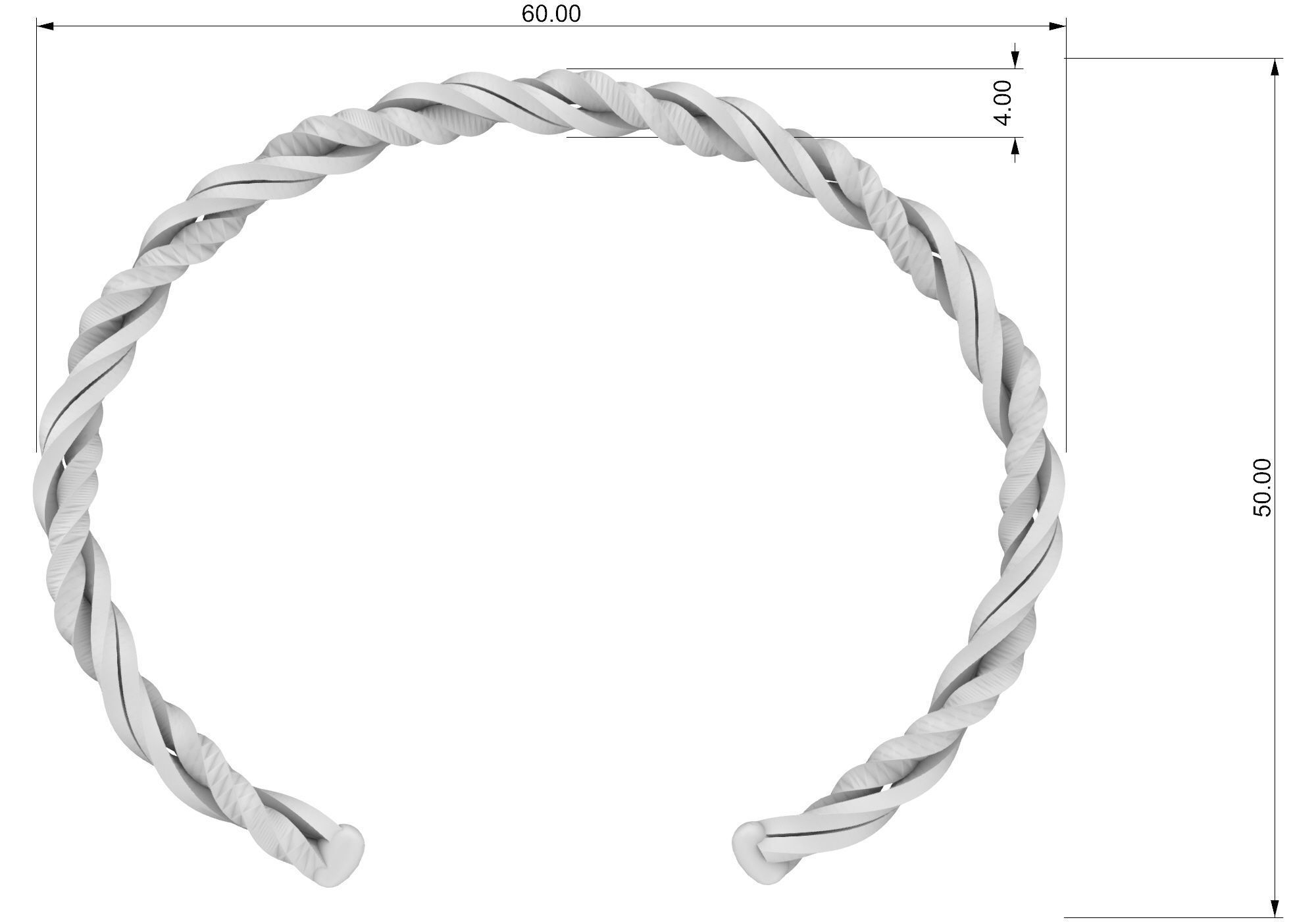Bracelet 041224 3D print model_4