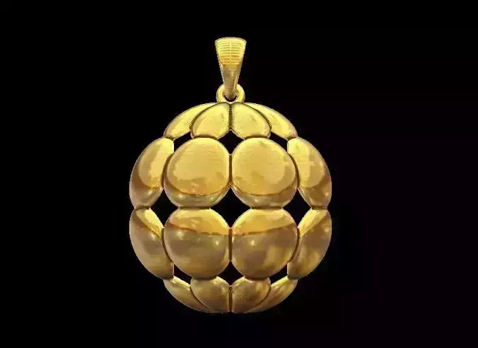 Texture Pendant 3D print model