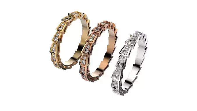 BVLGARI serpenti snake ring R47