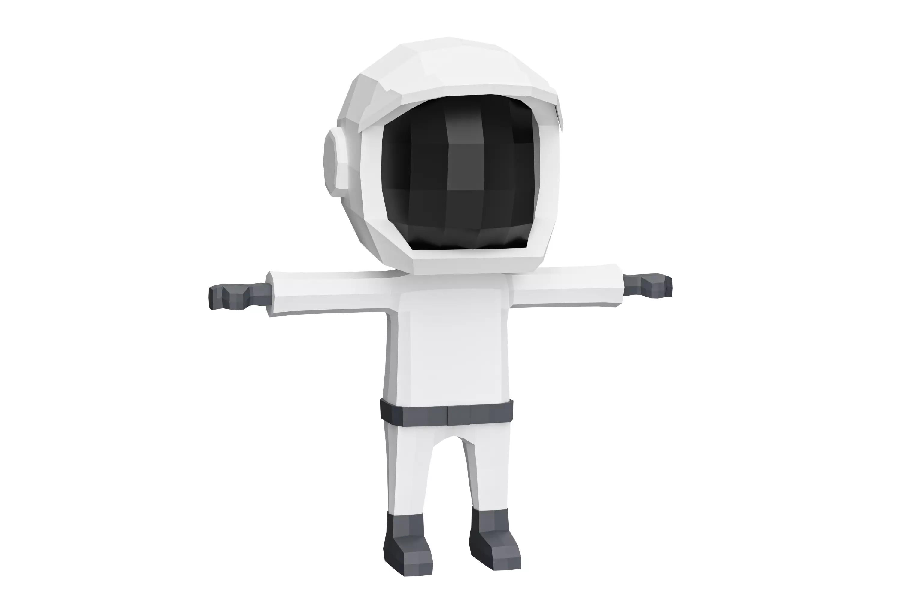 Low-Poly SPACESUIT Low-poly 3D model