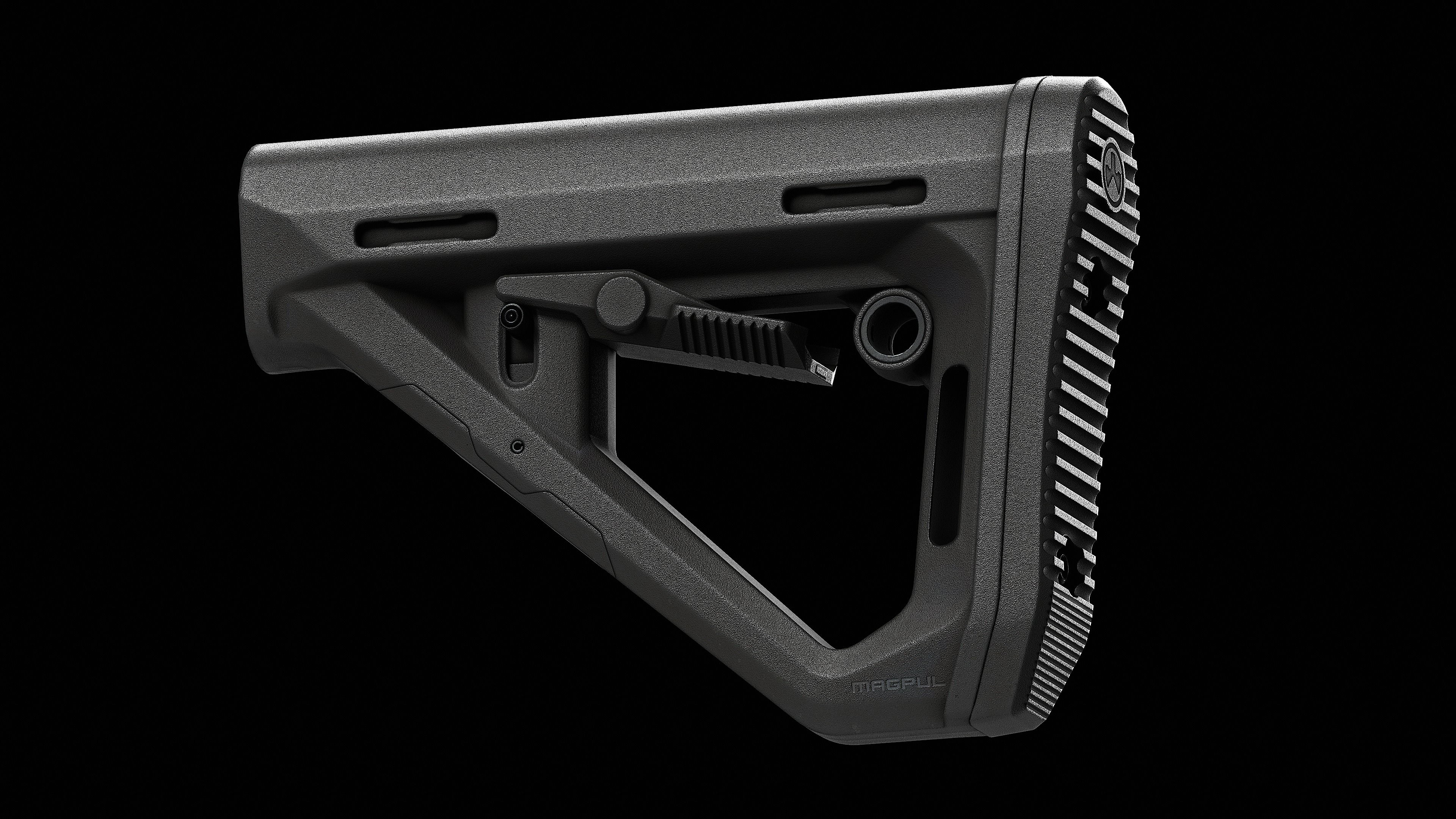 DT Carbine Stock Mil Spec Low-poly 3D model_9