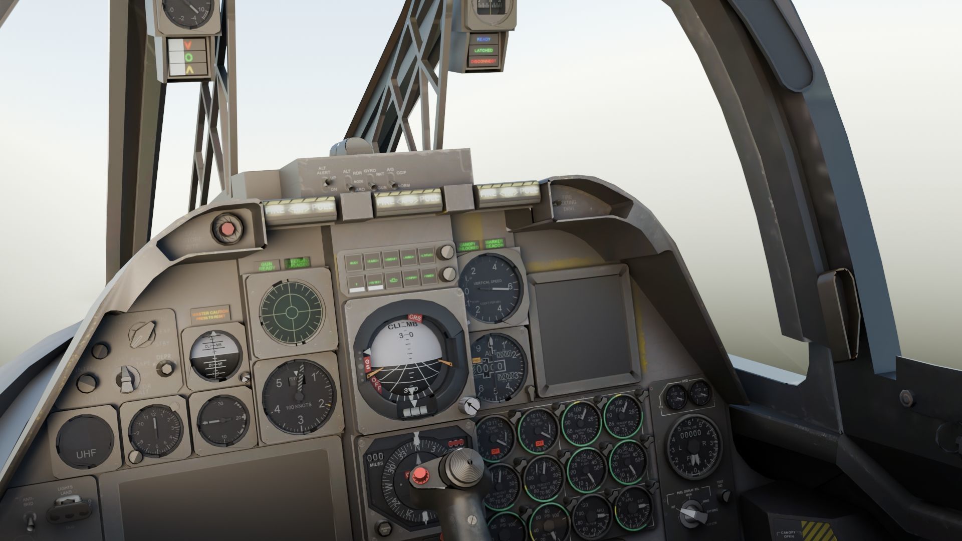 A10 Thunderbolt 2 Fully Rigged Game Ready 3D model_3