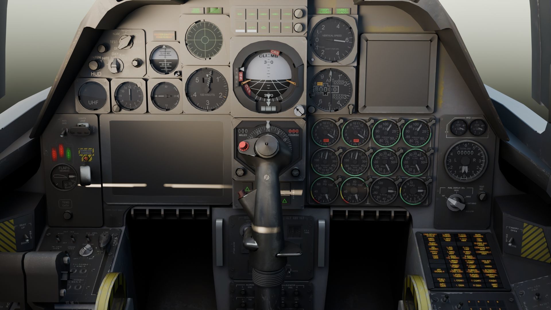 A10 Thunderbolt 2 Fully Rigged Game Ready 3D model_4