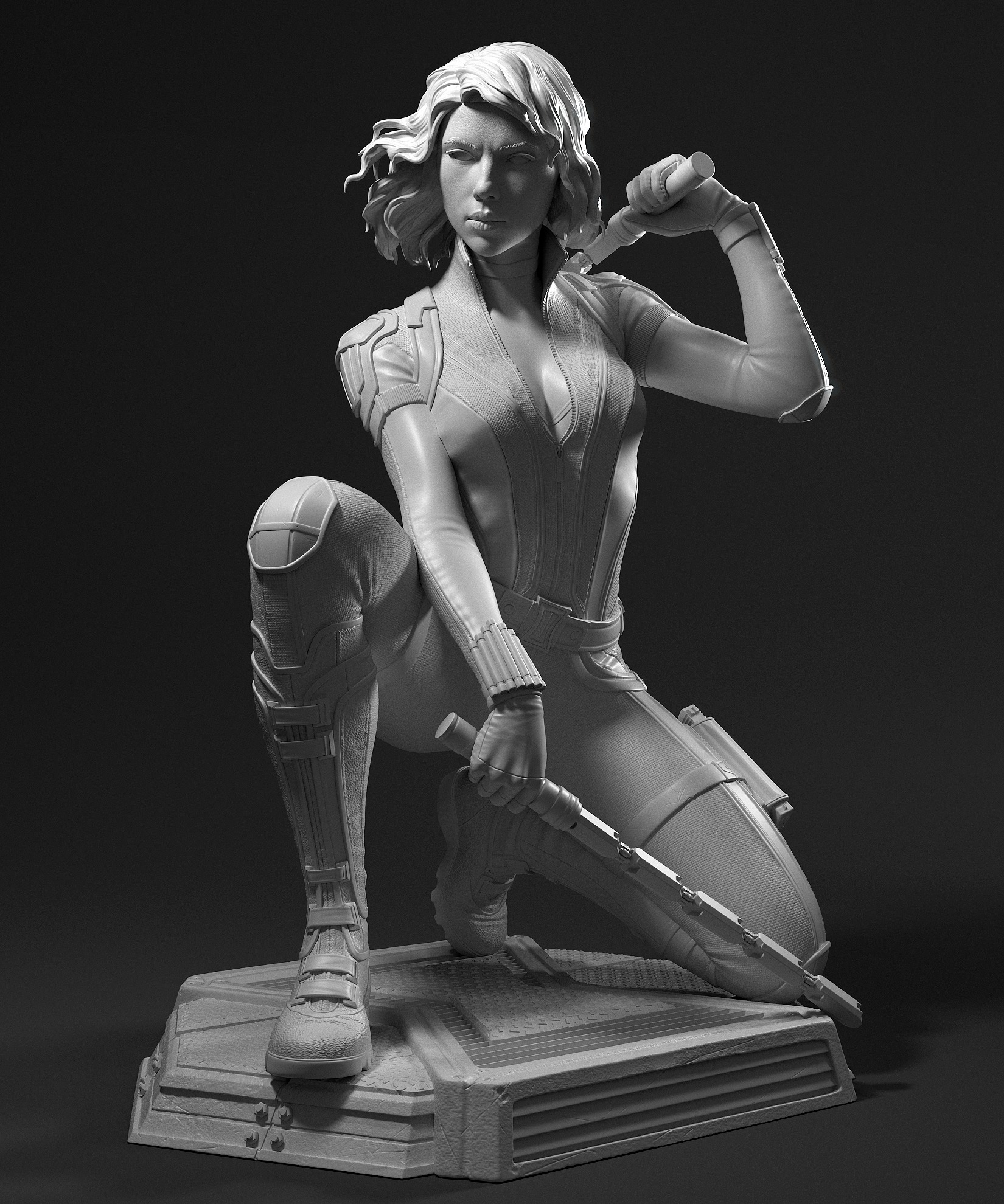 Fan Black Widow Printable Stl 3D print model_5