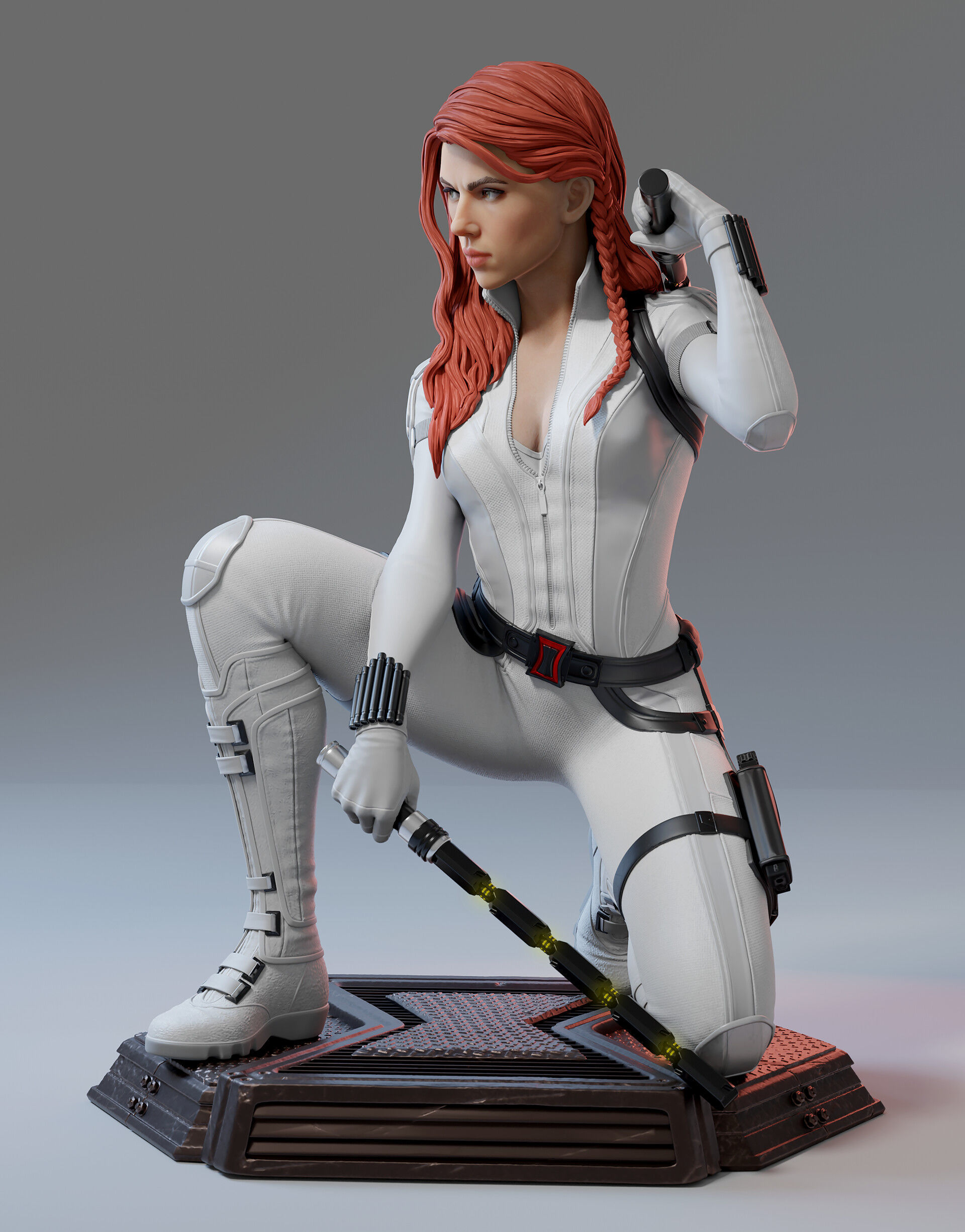 Fan Black Widow Printable Stl 3D print model_4