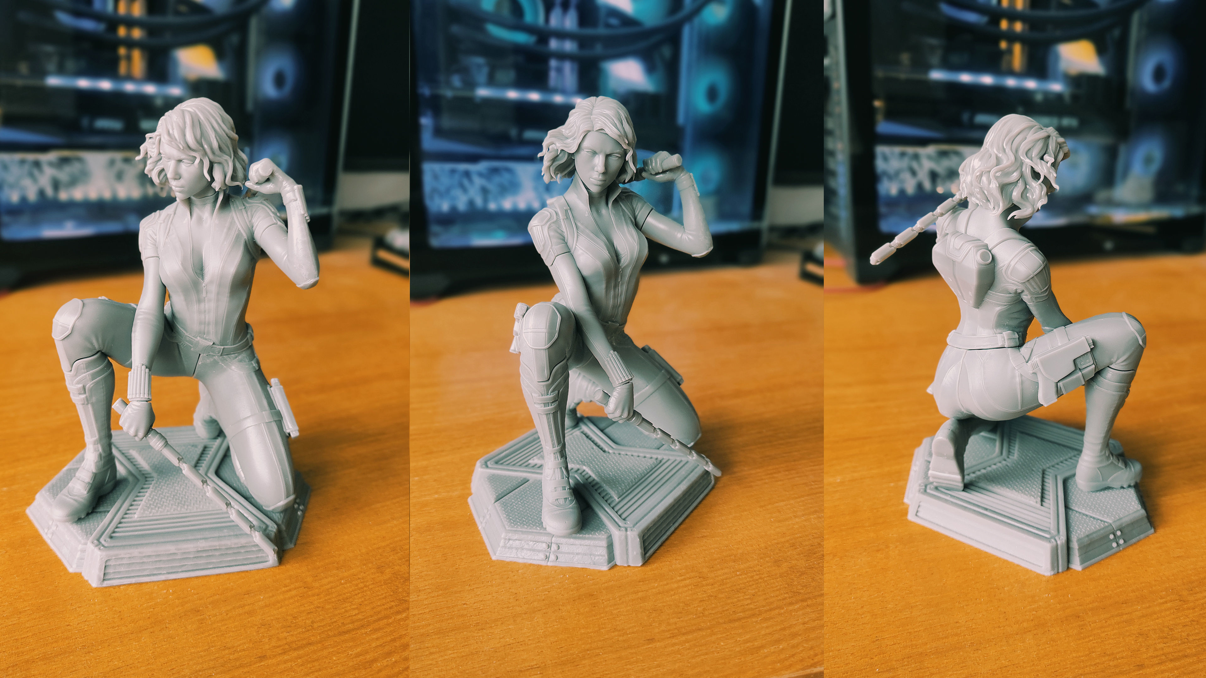 Fan Black Widow Printable Stl 3D print model_7