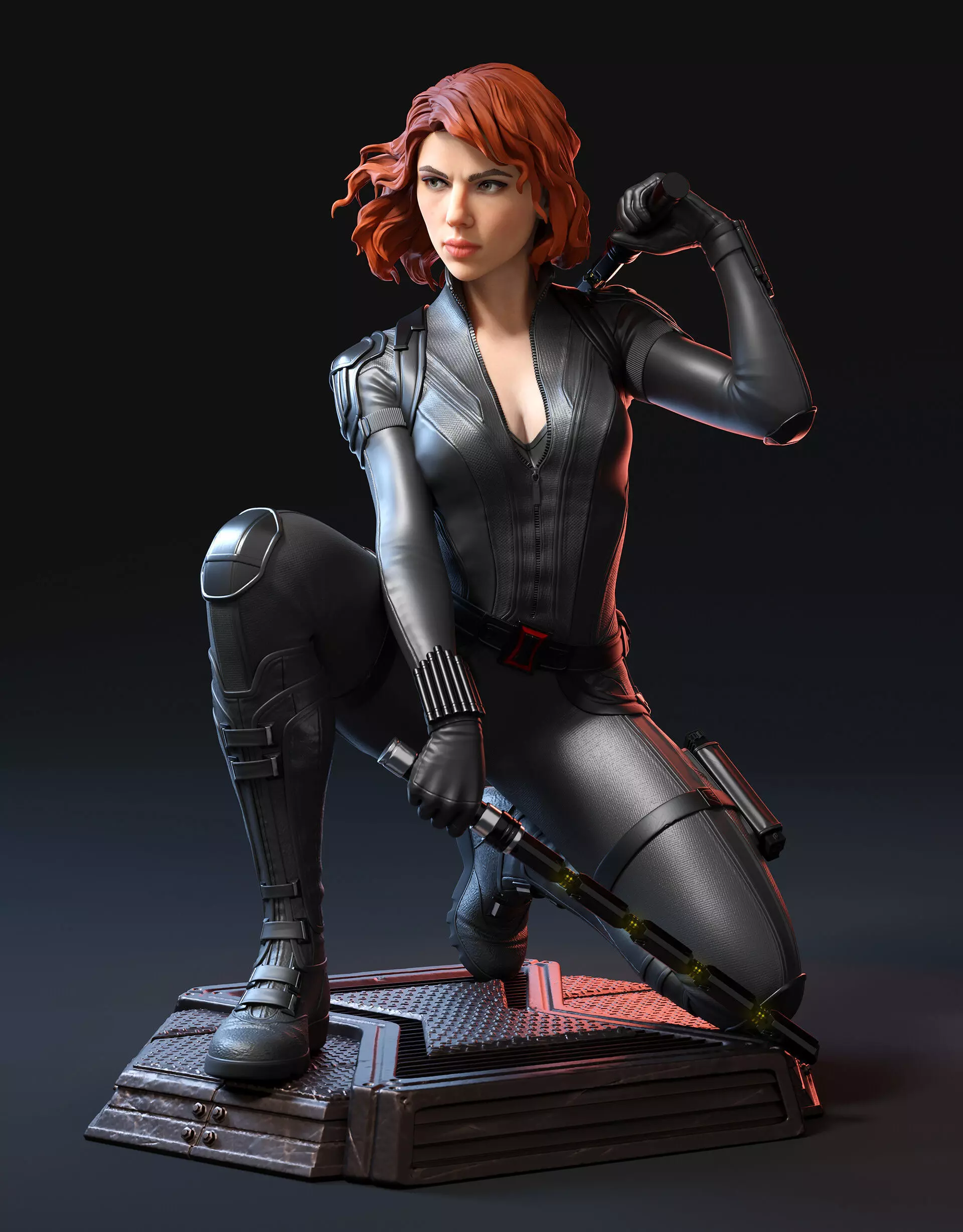 Fan Black Widow Printable Stl 3D print model_0