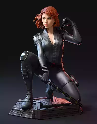 Fan Black Widow Printable Stl 3D print model