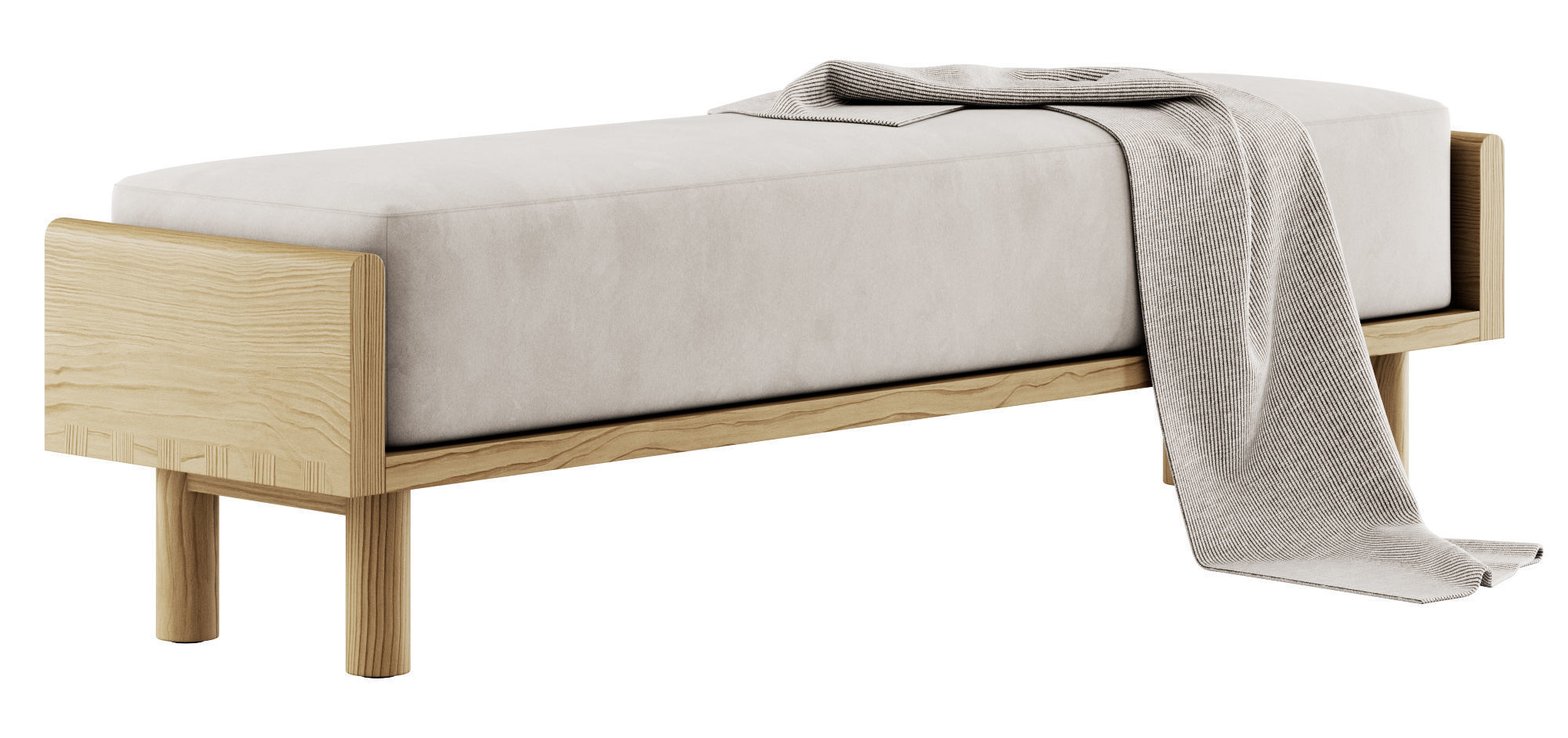 Helm Upholstered Bench By The Citizenry 3D model_8