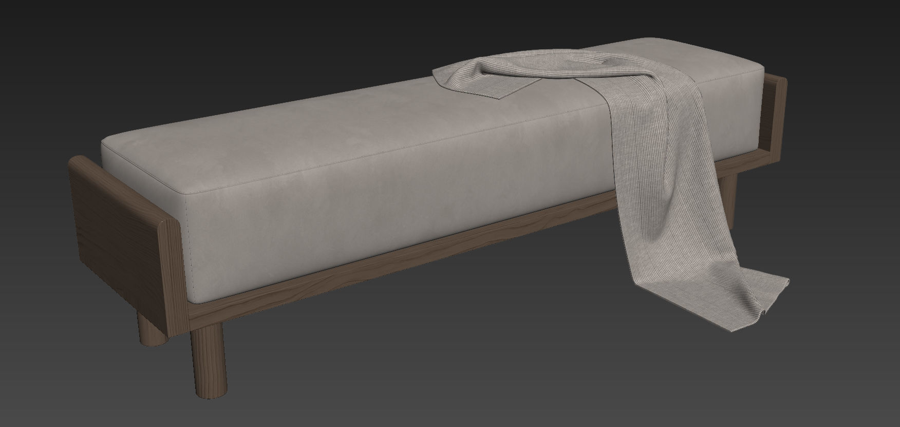 Helm Upholstered Bench By The Citizenry 3D model_17
