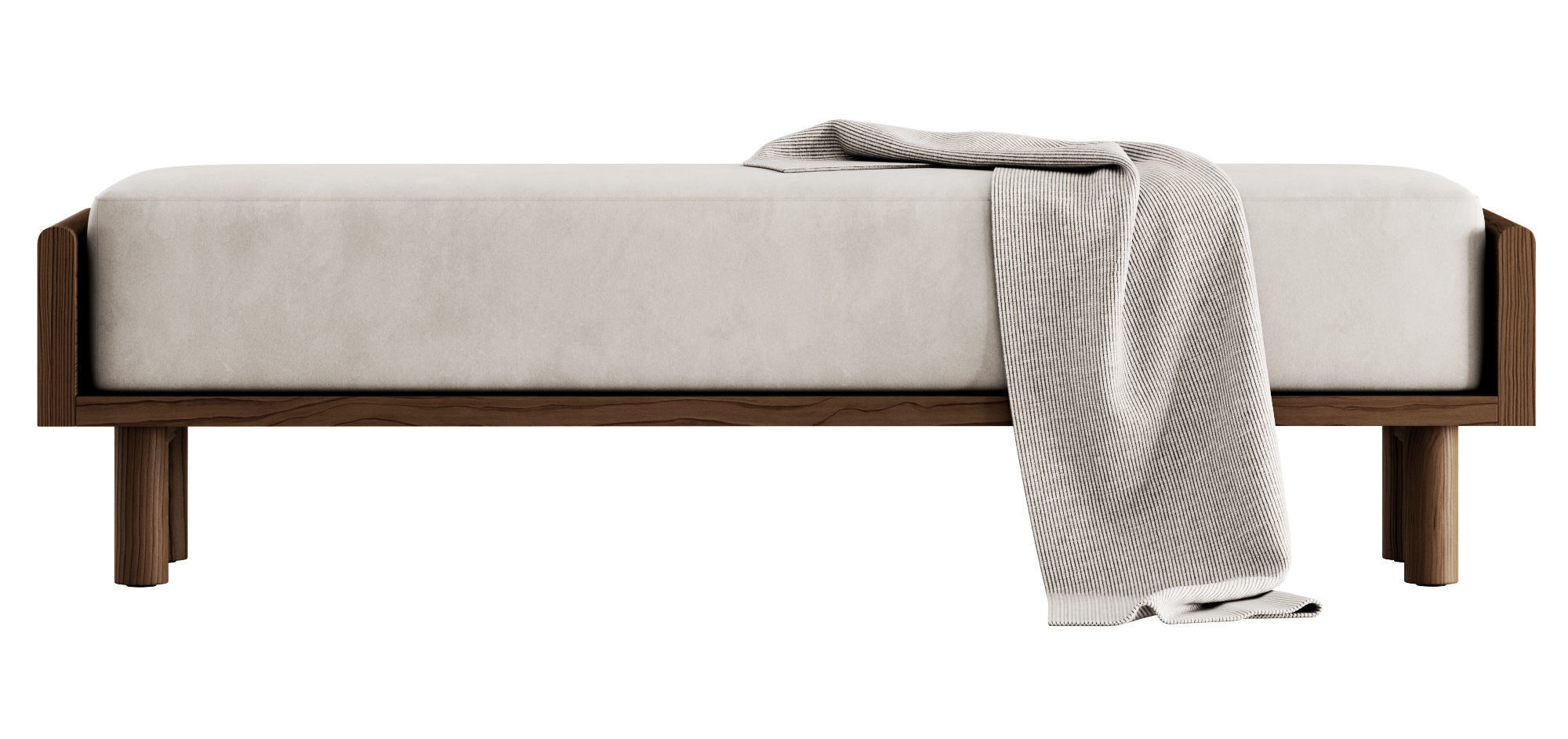 Helm Upholstered Bench By The Citizenry 3D model_11