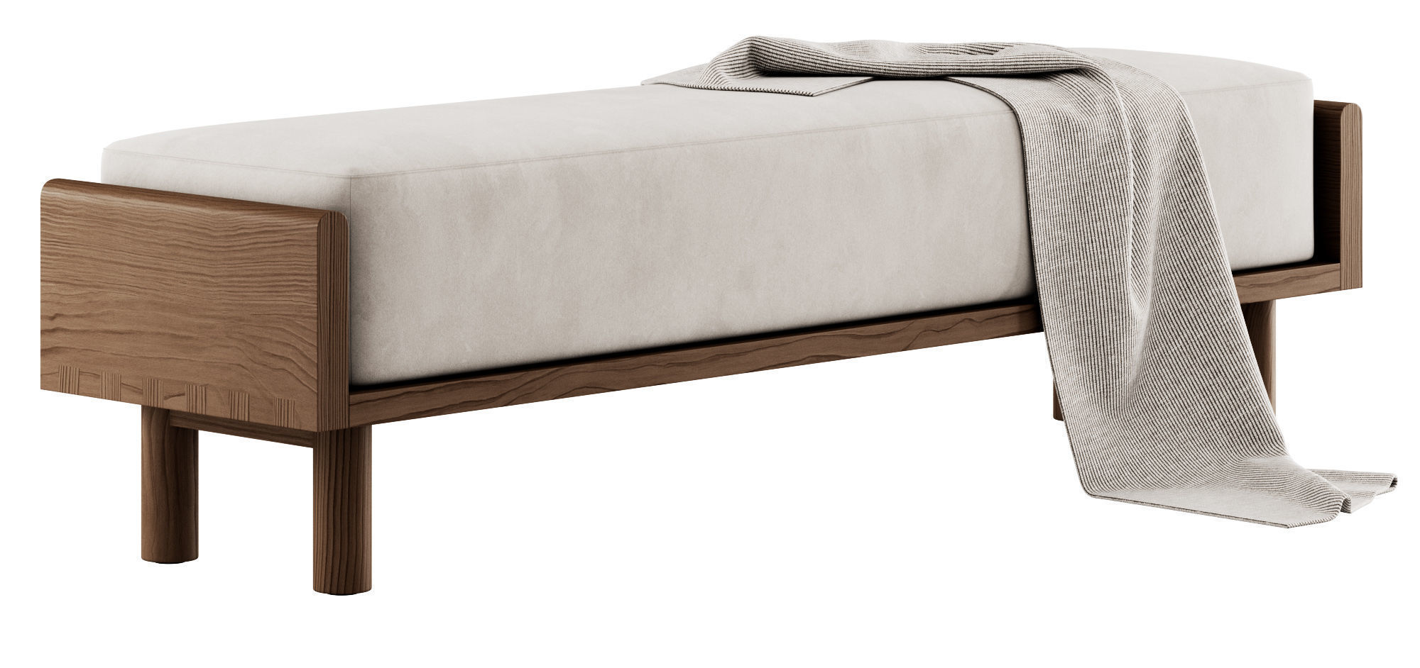 Helm Upholstered Bench By The Citizenry 3D model_7