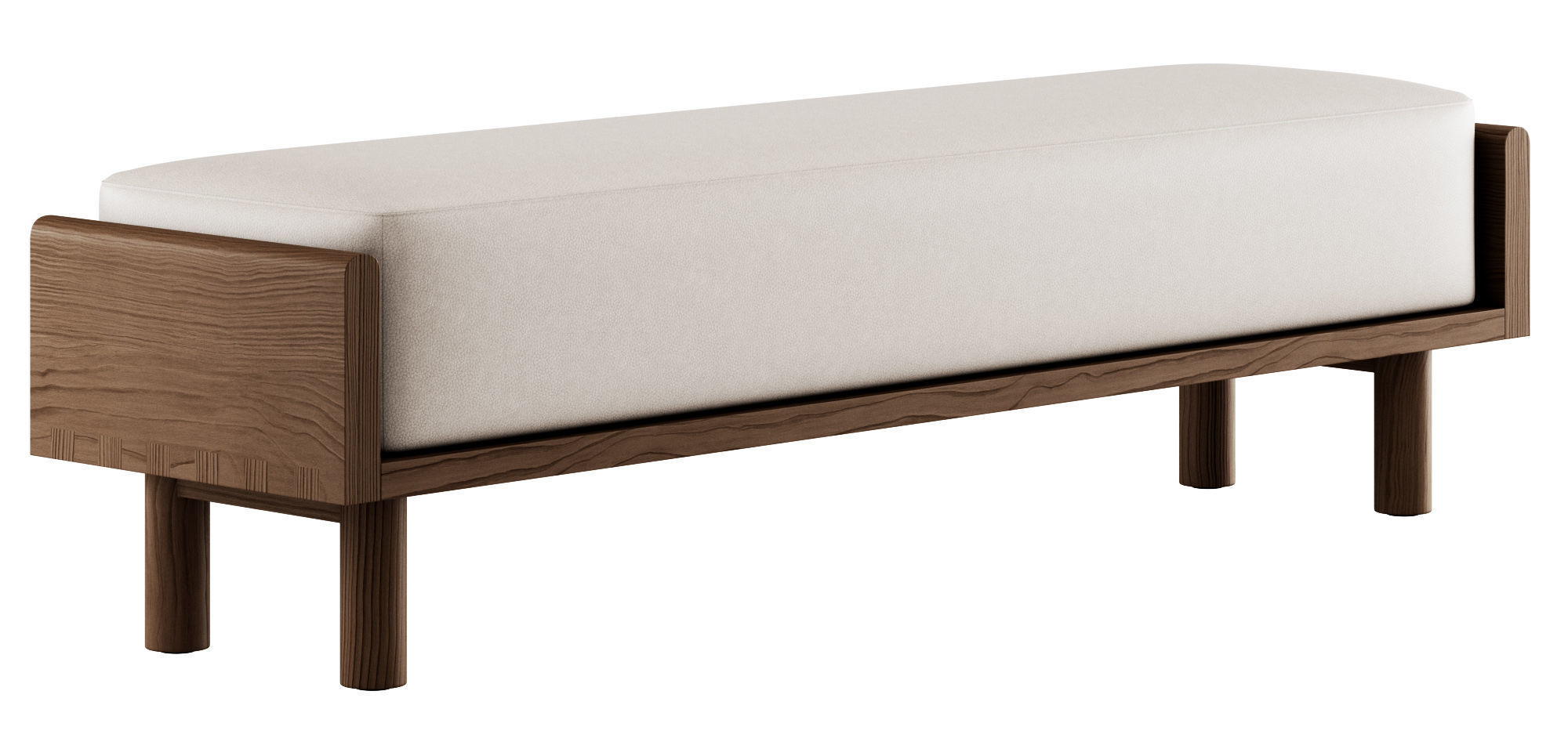 Helm Upholstered Bench By The Citizenry 3D model_10