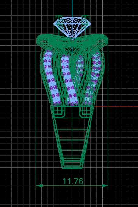 jewelry ring 01 3D print model_3