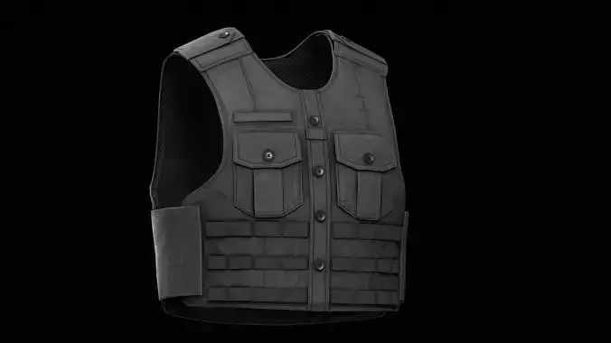 Tactical Uniform Shirt Carrier Low-poly 3D model