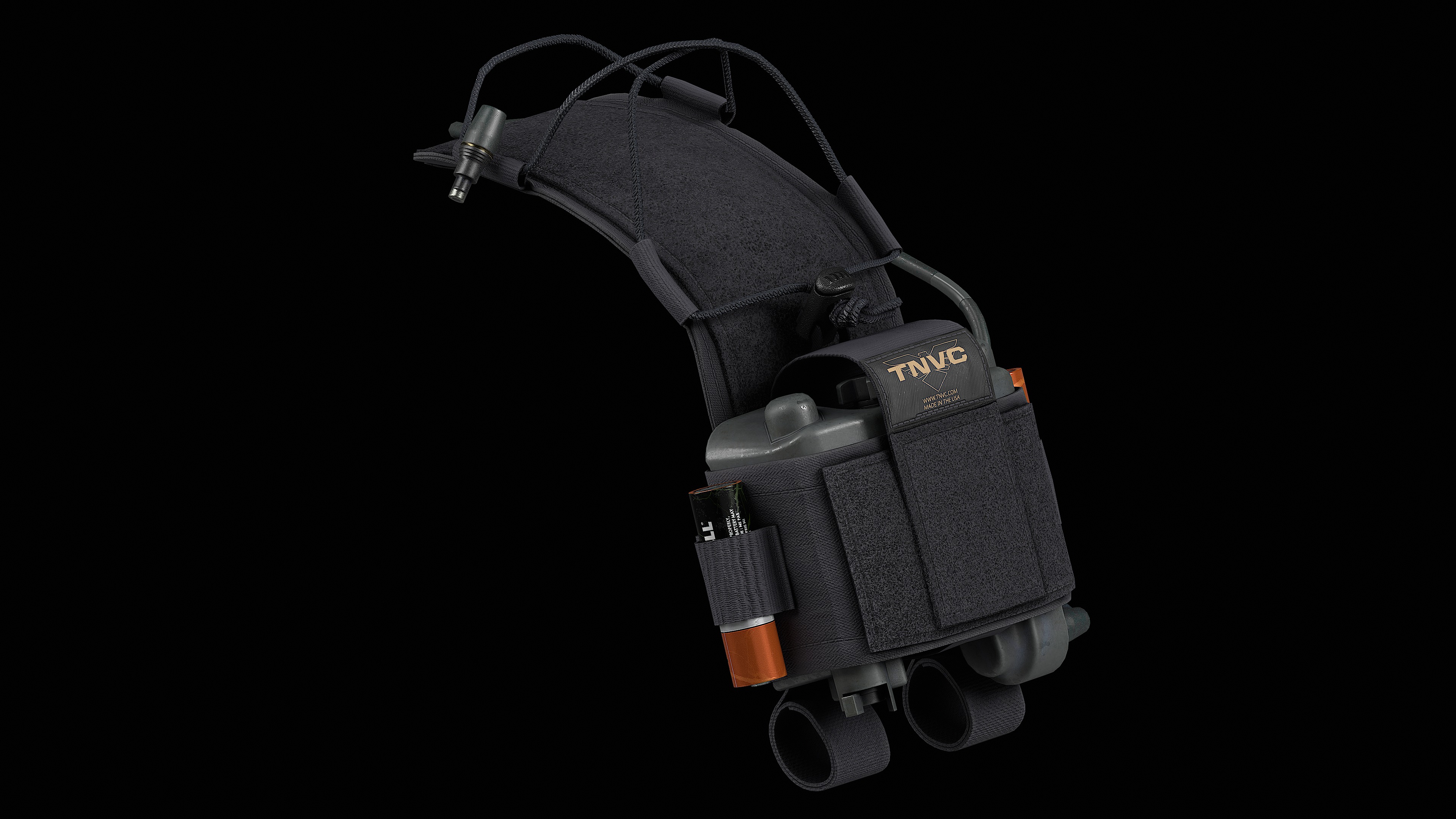 TNVC Mohawk MK3 Gen 2 and L3Harris Battery Low-poly 3D model_4