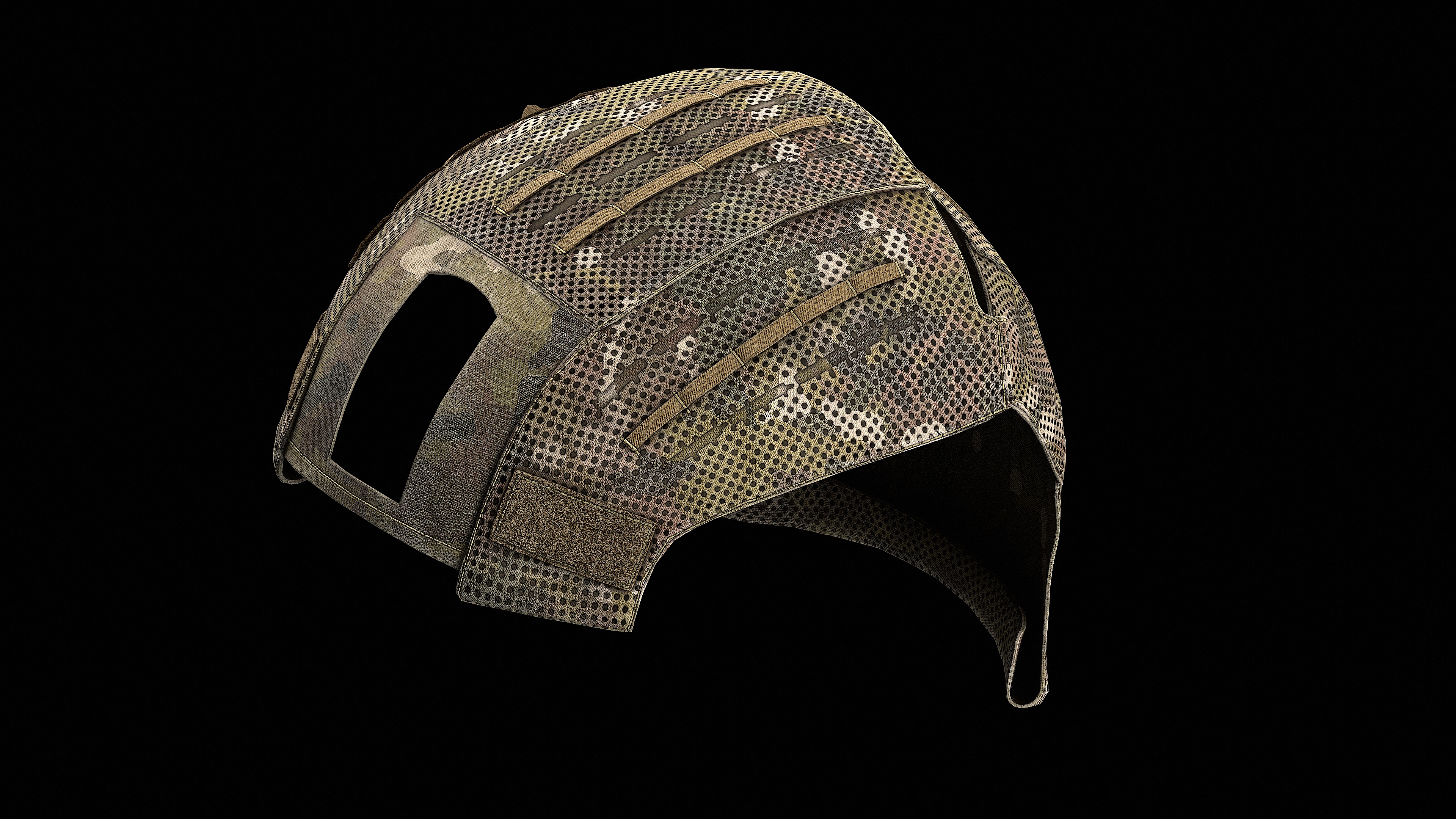 Crye Precision AirFrame Cover Cutout Low-poly 3D model_8